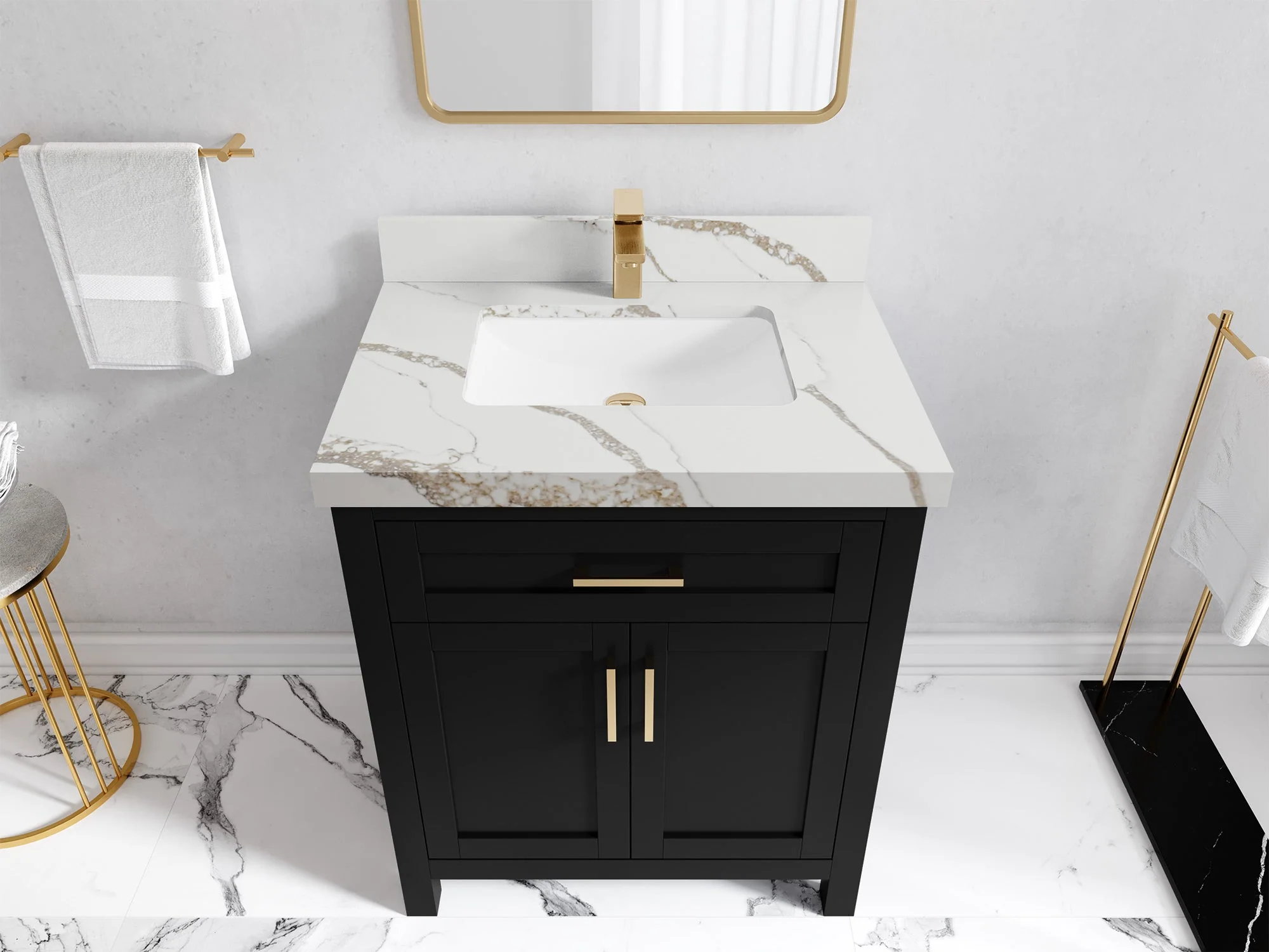 Cambridge 30 in. W x 22 in. D Single Sink Bathroom Vanity - Image 17