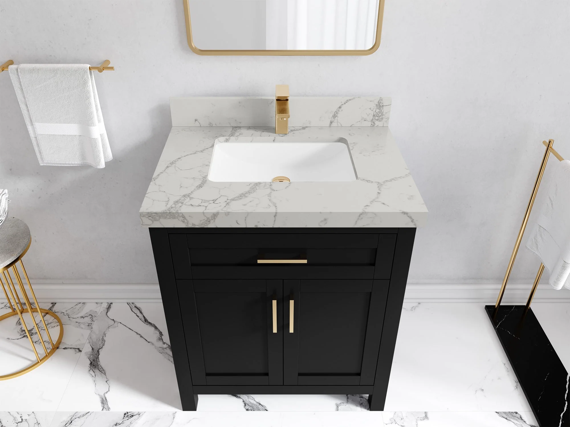 Cambridge 30 in. W x 22 in. D Single Sink Bathroom Vanity - Image 19