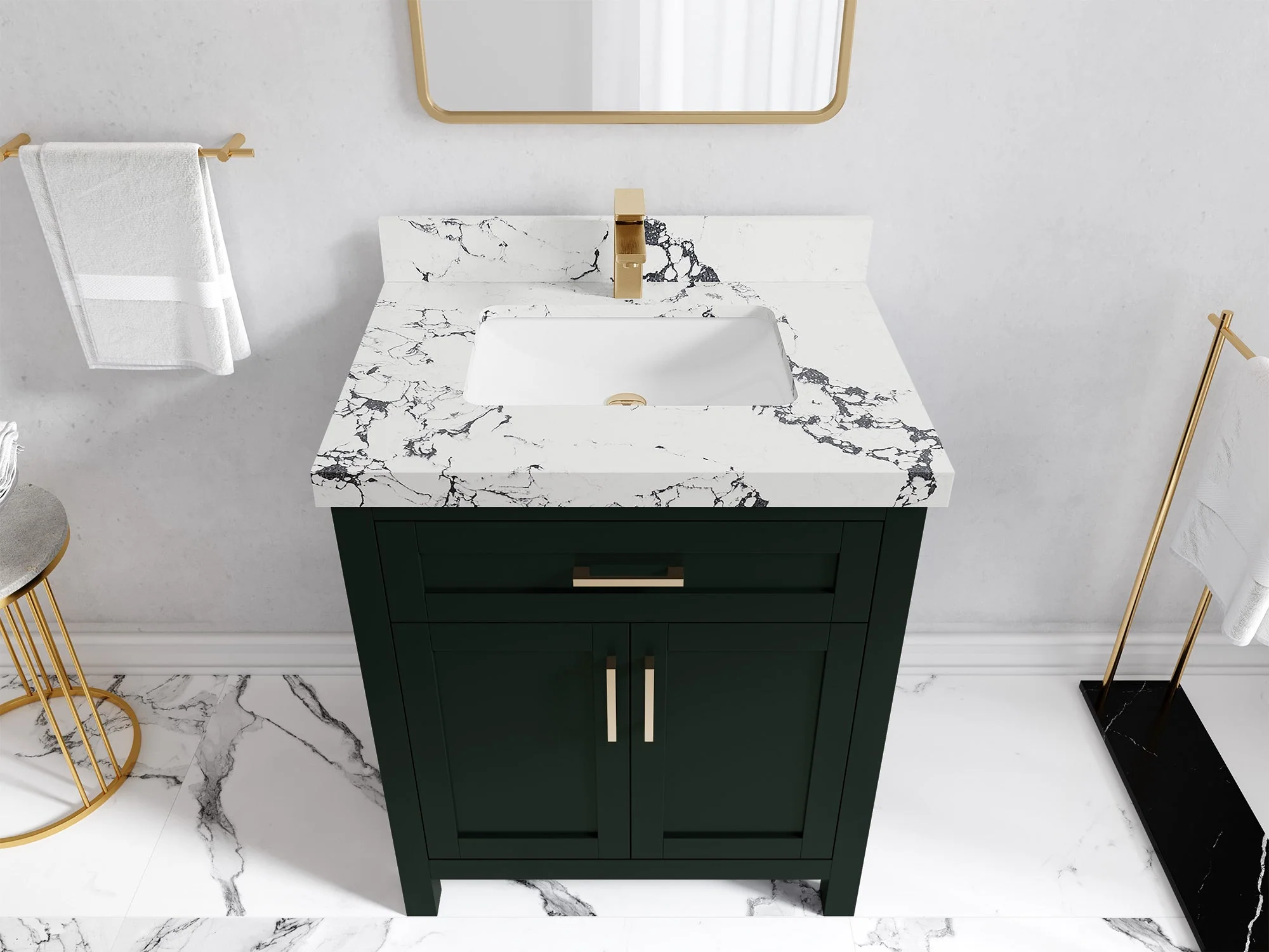 Cambridge 30 in. W x 22 in. D Single Sink Bathroom Vanity - Image 29