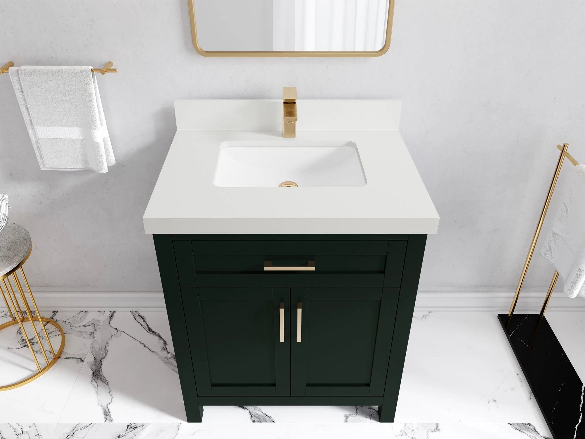 Cambridge 30 in. W x 22 in. D Single Sink Bathroom Vanity - Image 33