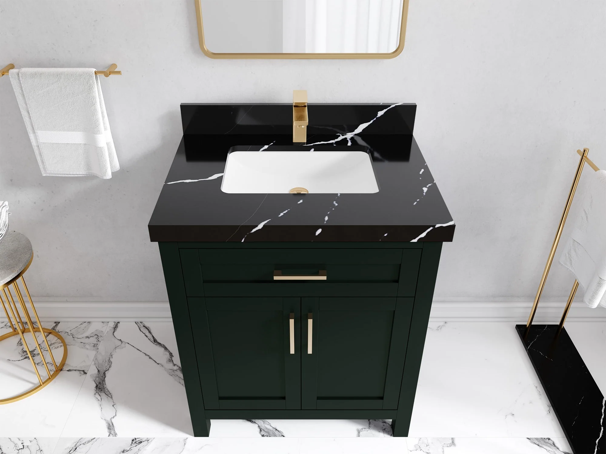 Cambridge 30 in. W x 22 in. D Single Sink Bathroom Vanity - Image 35
