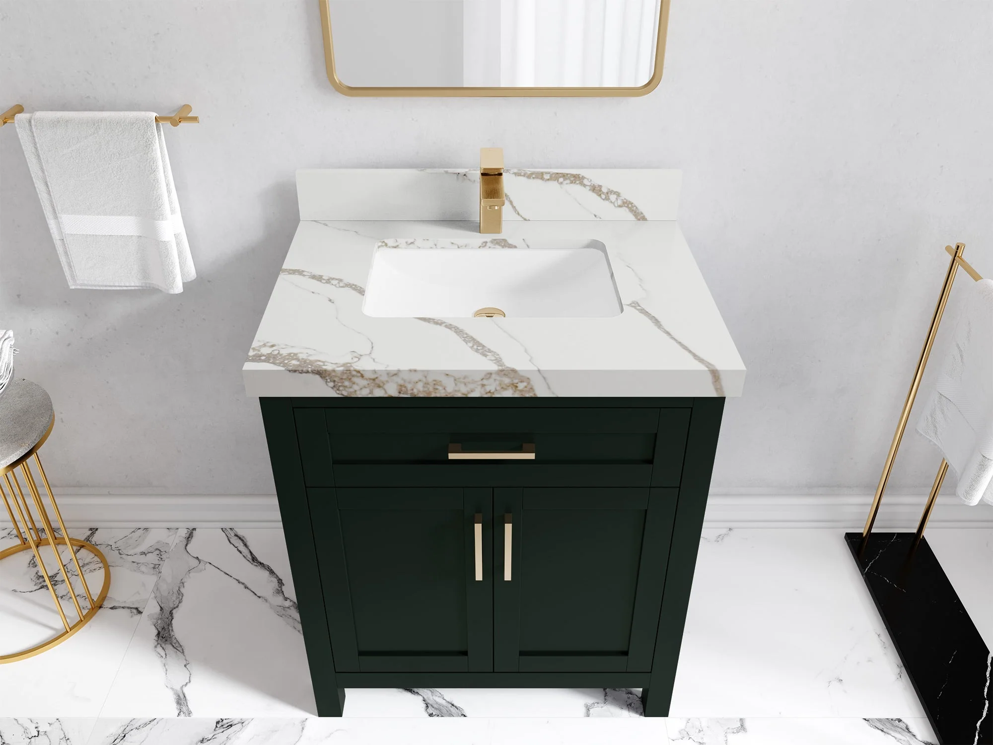 Cambridge 30 in. W x 22 in. D Single Sink Bathroom Vanity - Image 37