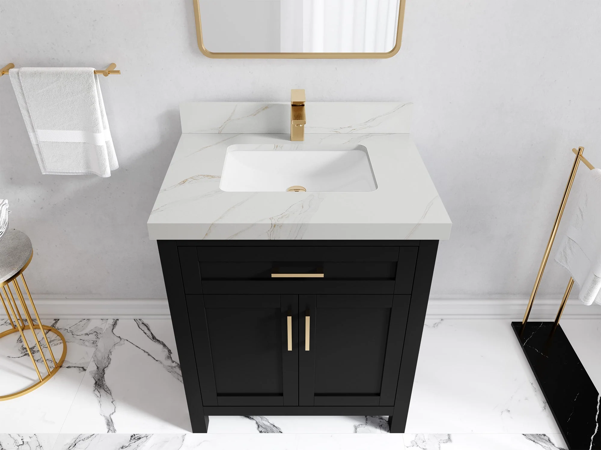 Cambridge 30 in. W x 22 in. D Single Sink Bathroom Vanity - Image 27