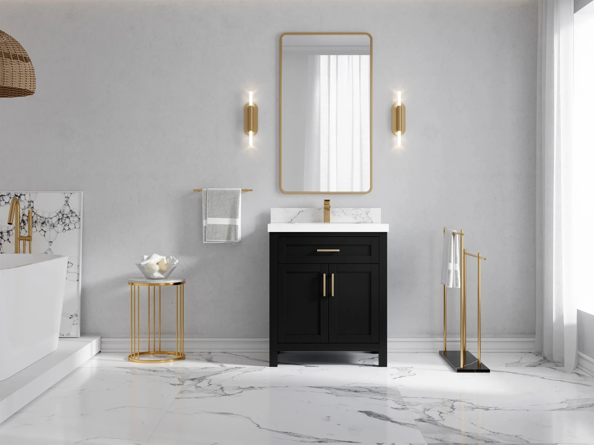 Cambridge 30 in. W x 22 in. D Single Sink Bathroom Vanity - Image 4