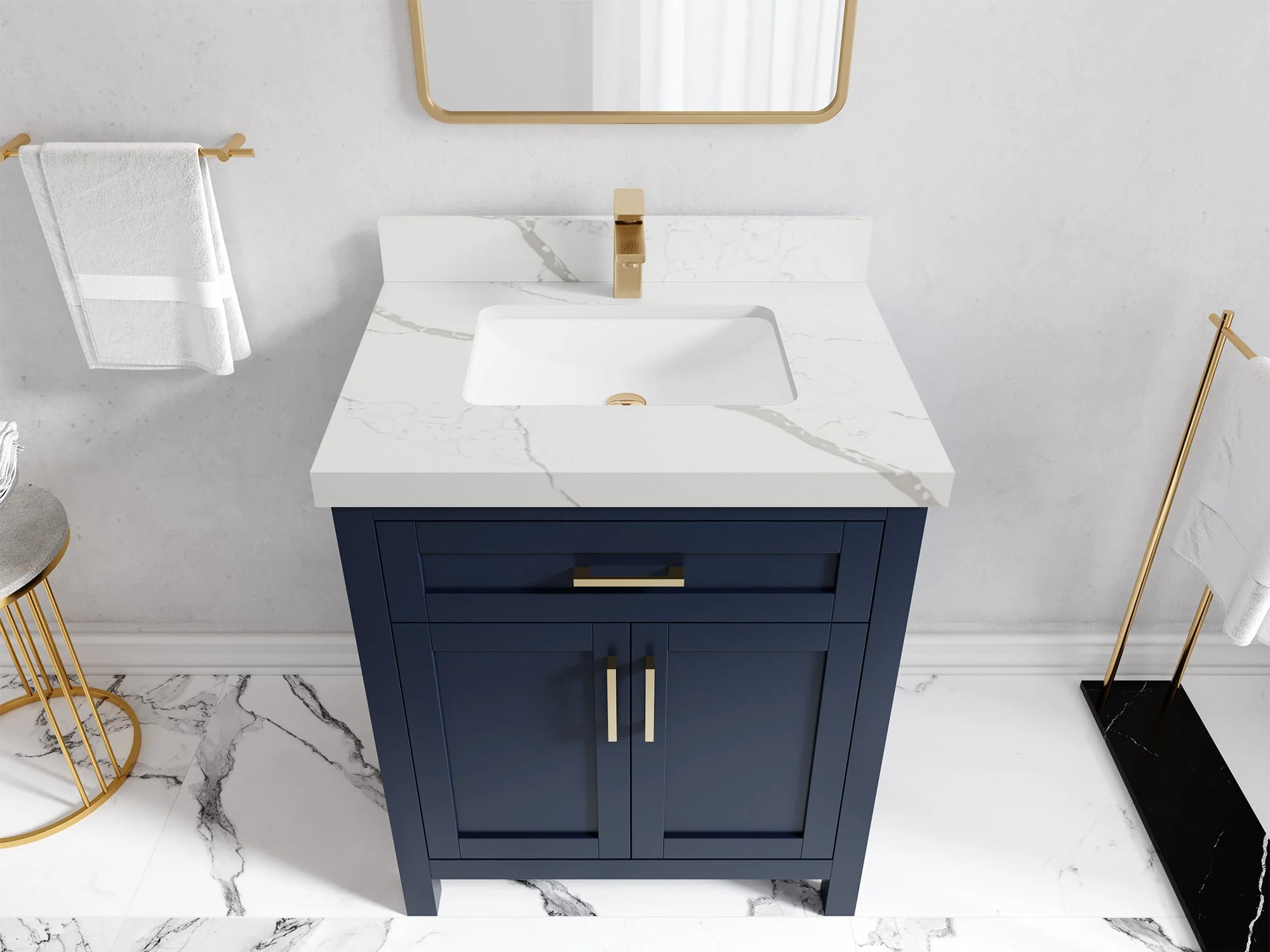 Cambridge 30 in. W x 22 in. D Single Sink Bathroom Vanity - Image 21