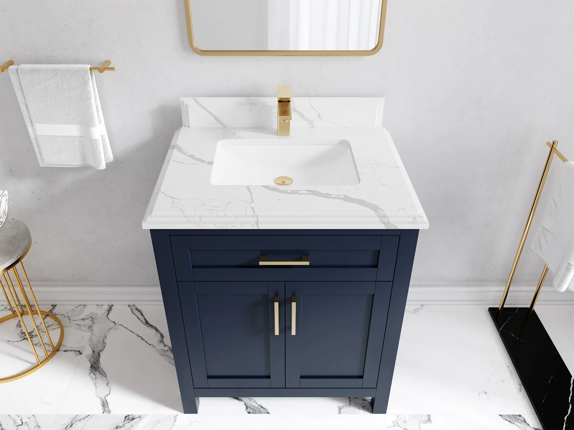 Cambridge 30 in. W x 22 in. D Single Sink Bathroom Vanity - Image 33