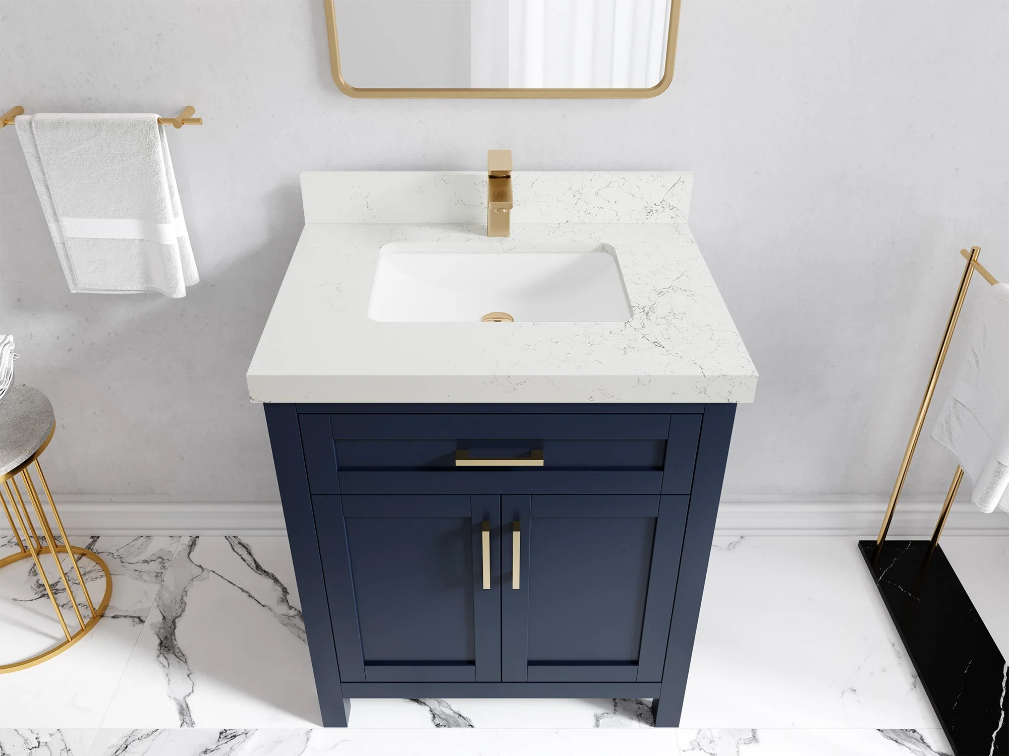 Cambridge 30 in. W x 22 in. D Single Sink Bathroom Vanity - Image 39