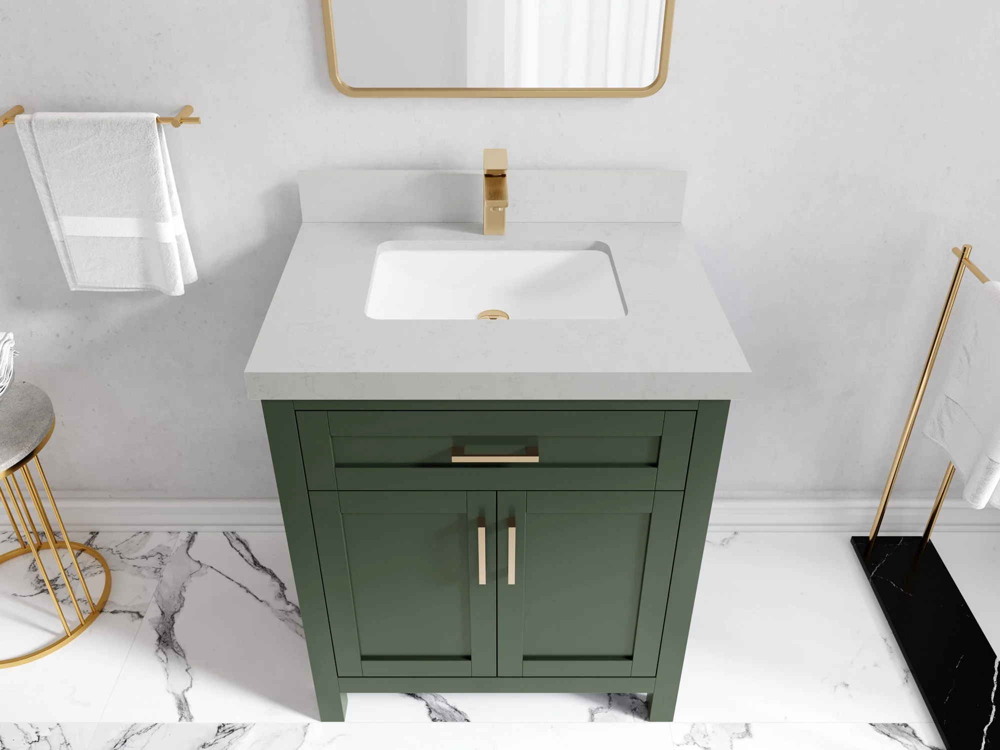 Cambridge 30 in. W x 22 in. D Single Sink Bathroom Vanity - Image 31