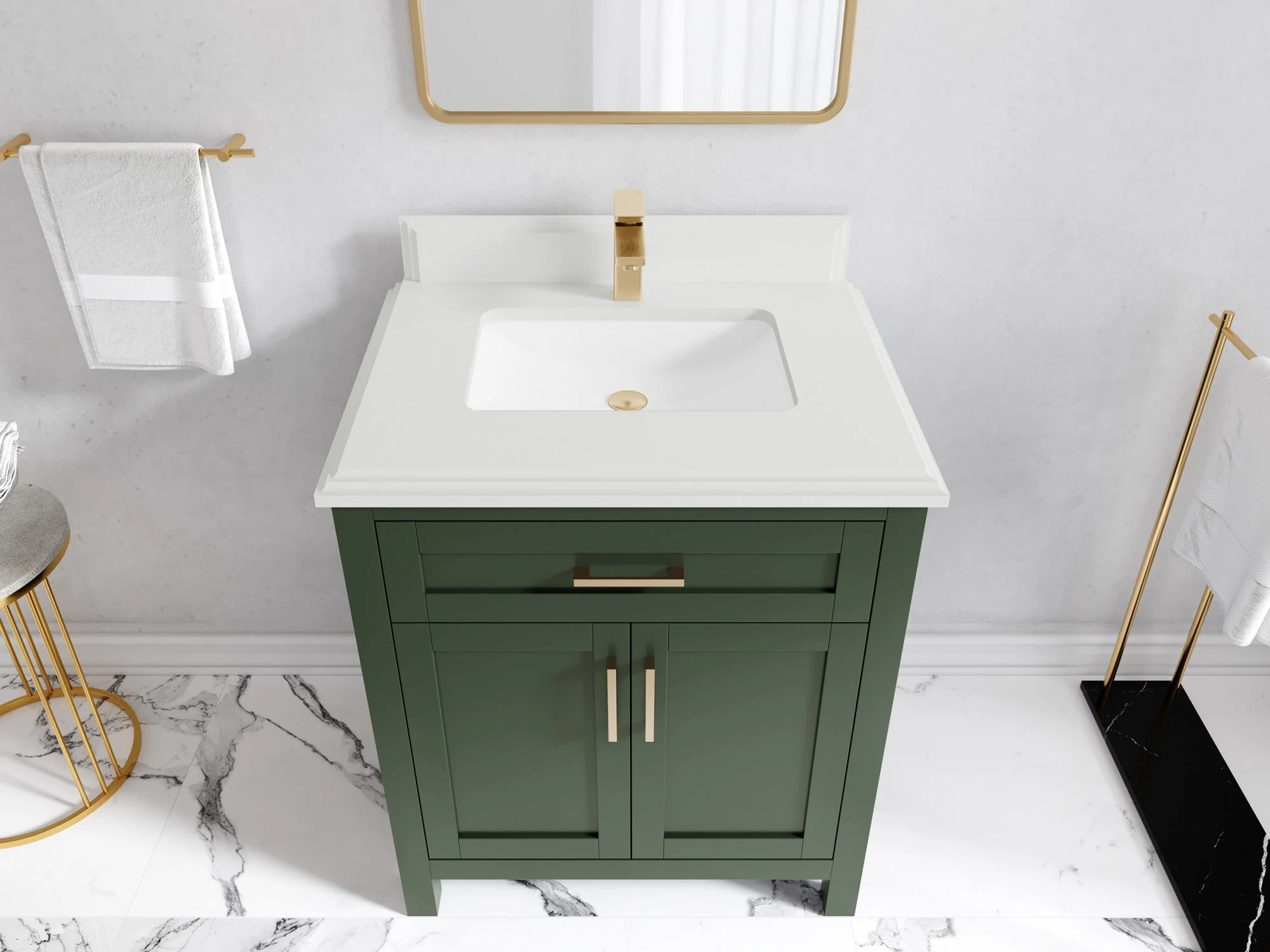 Cambridge 30 in. W x 22 in. D Single Sink Bathroom Vanity - Image 37