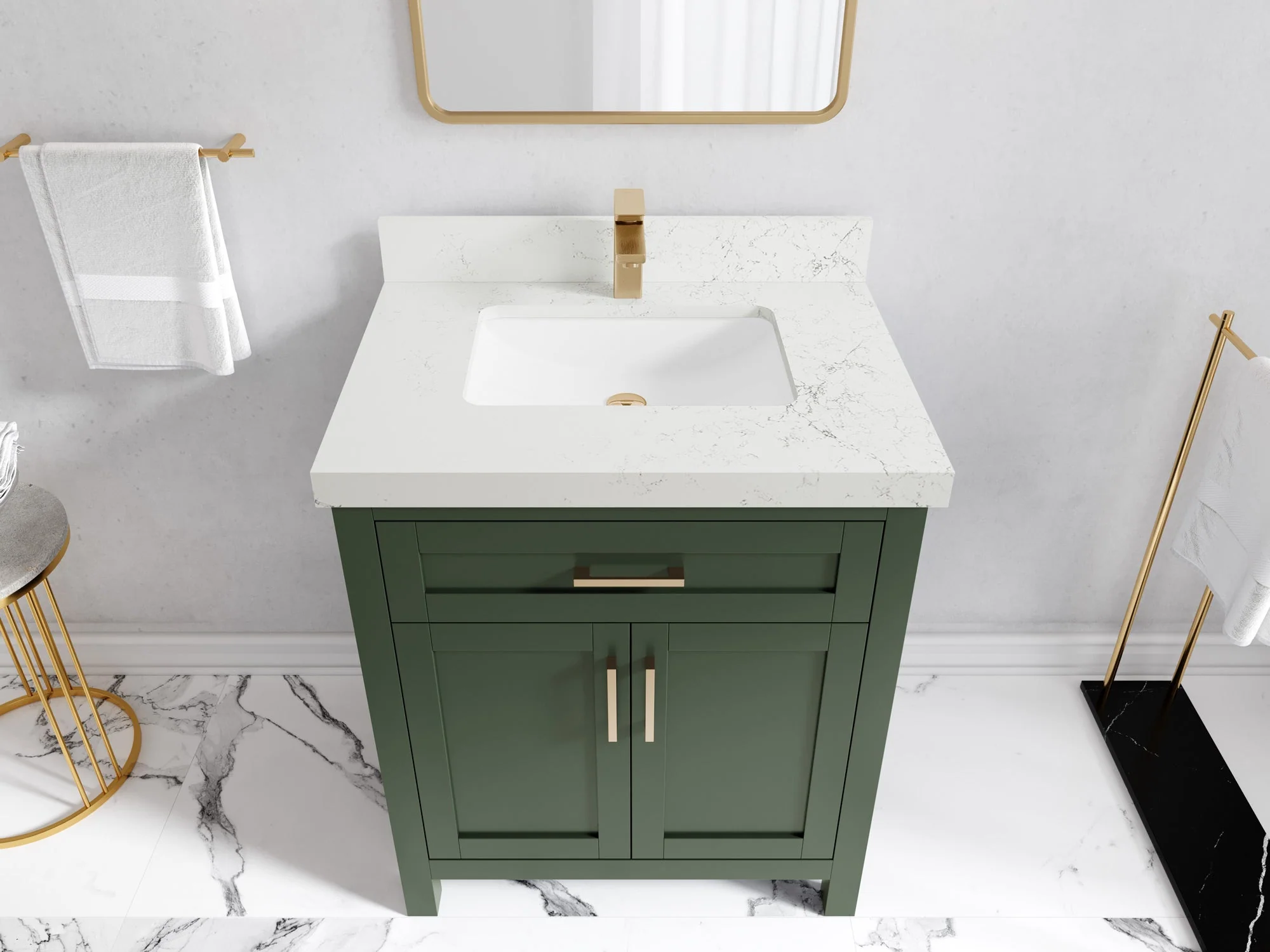 Cambridge 30 in. W x 22 in. D Single Sink Bathroom Vanity - Image 39