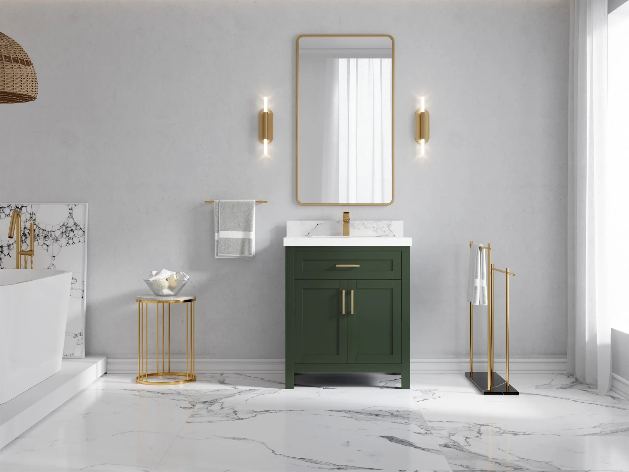 Cambridge 30 in. W x 22 in. D Single Sink Bathroom Vanity - Image 4