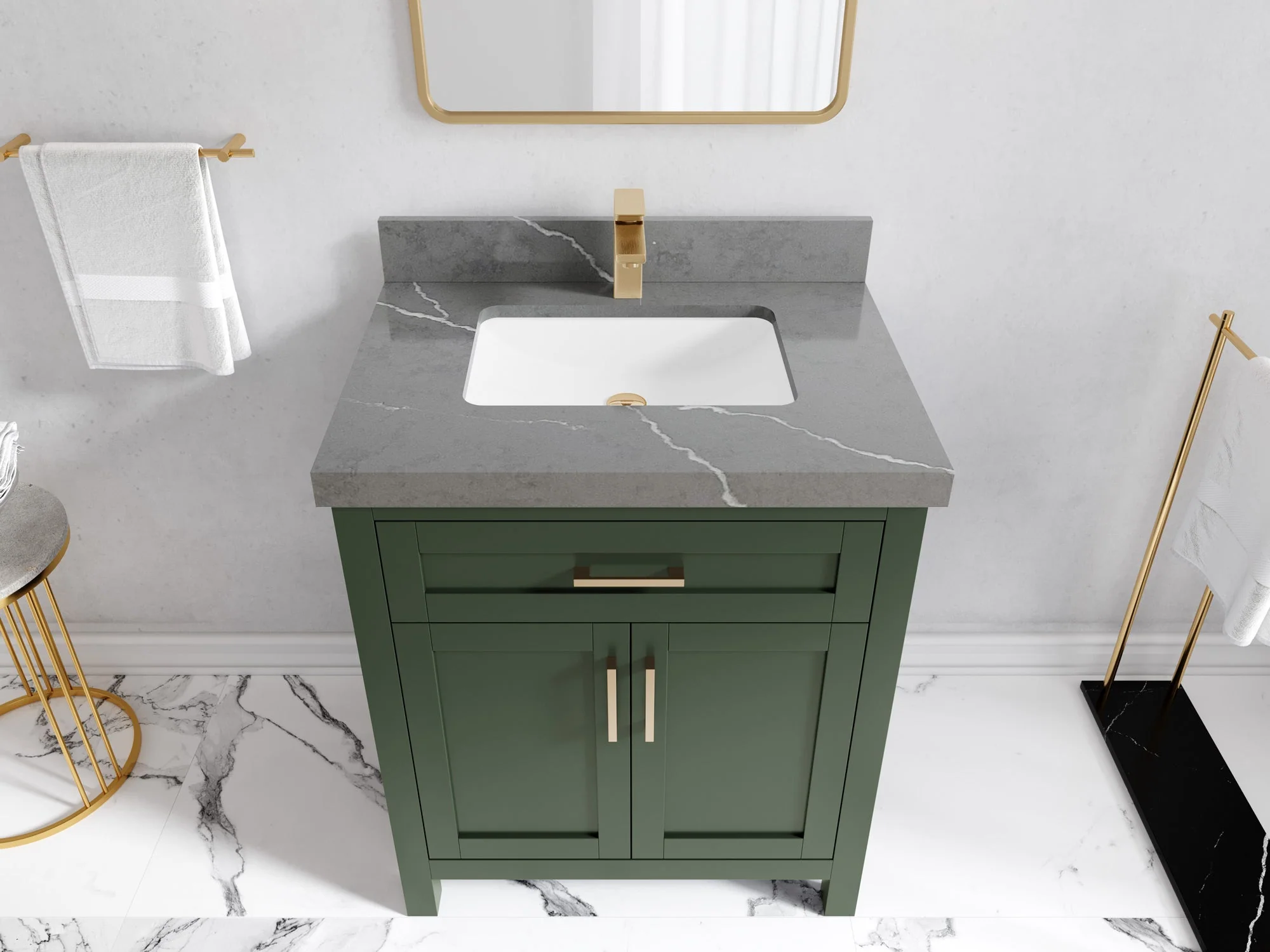 Cambridge 30 in. W x 22 in. D Single Sink Bathroom Vanity - Image 43