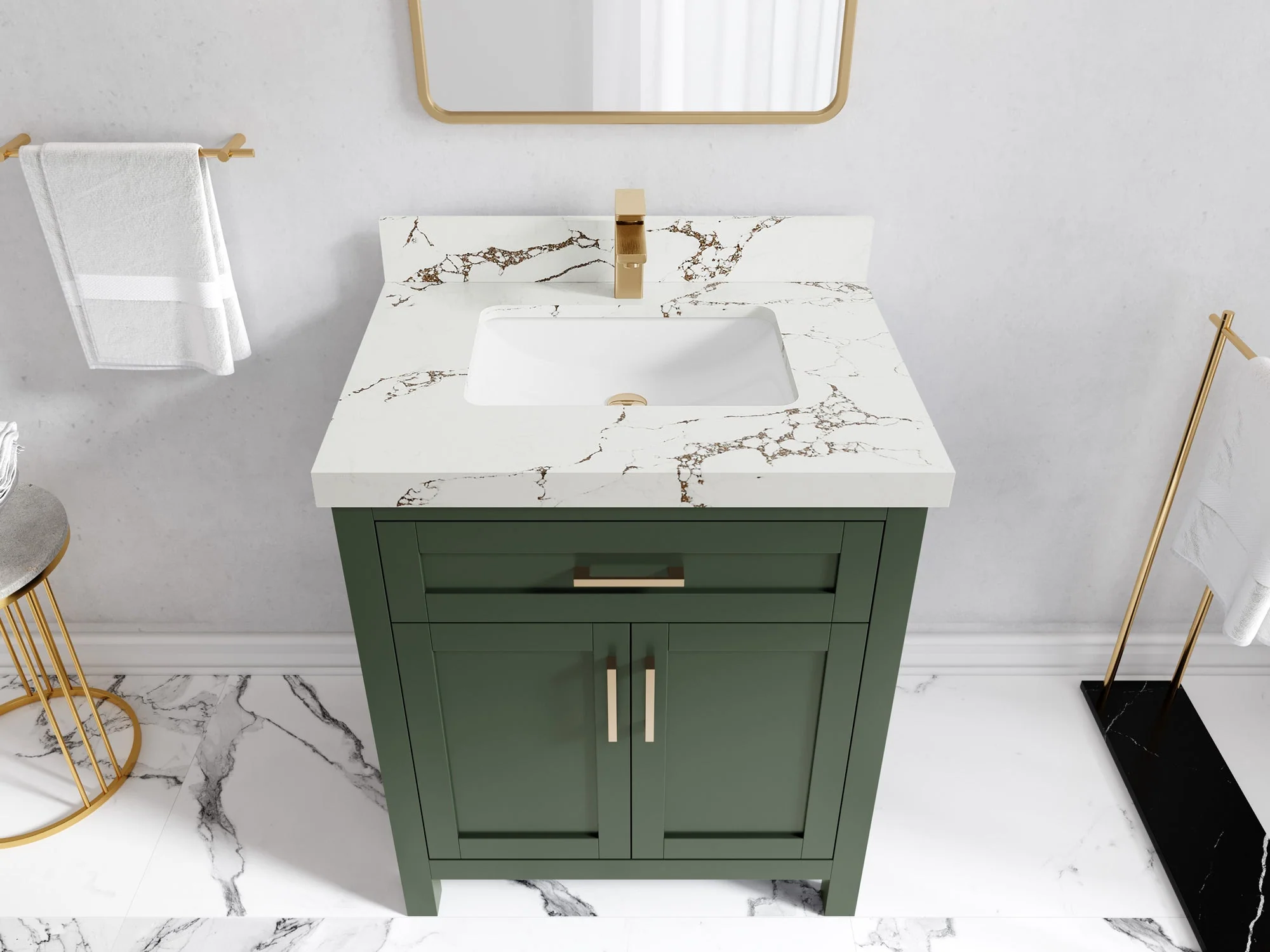 Cambridge 30 in. W x 22 in. D Single Sink Bathroom Vanity - Image 45