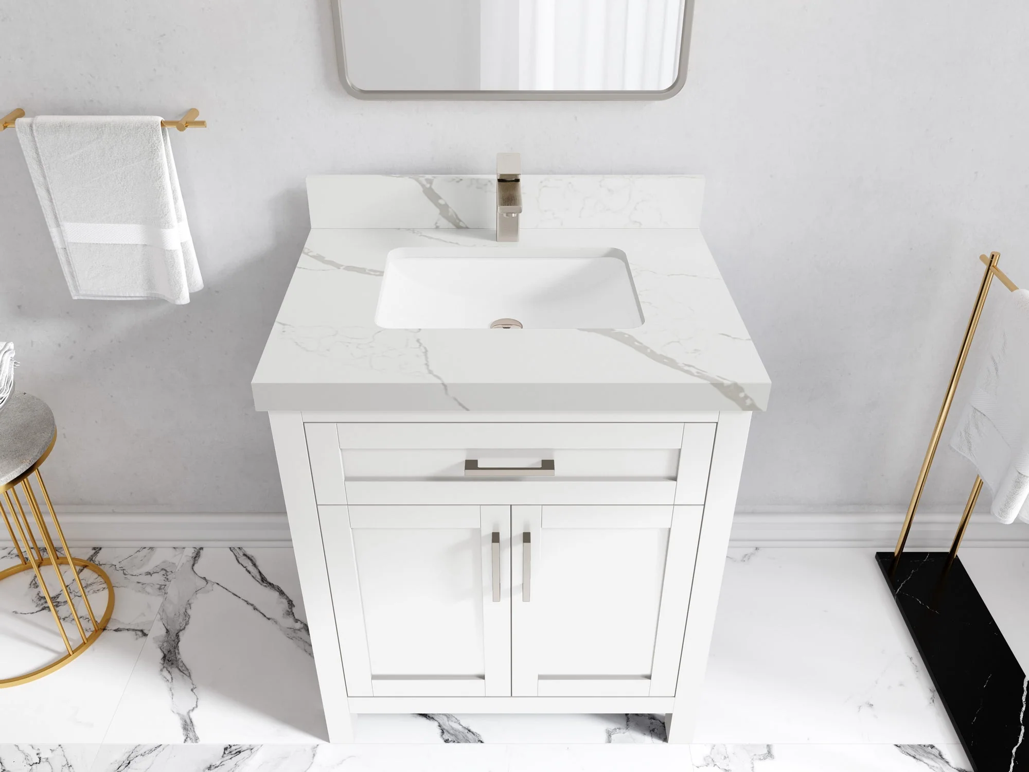 Cambridge 30 in. W x 22 in. D Single Sink Bathroom Vanity - Image 15
