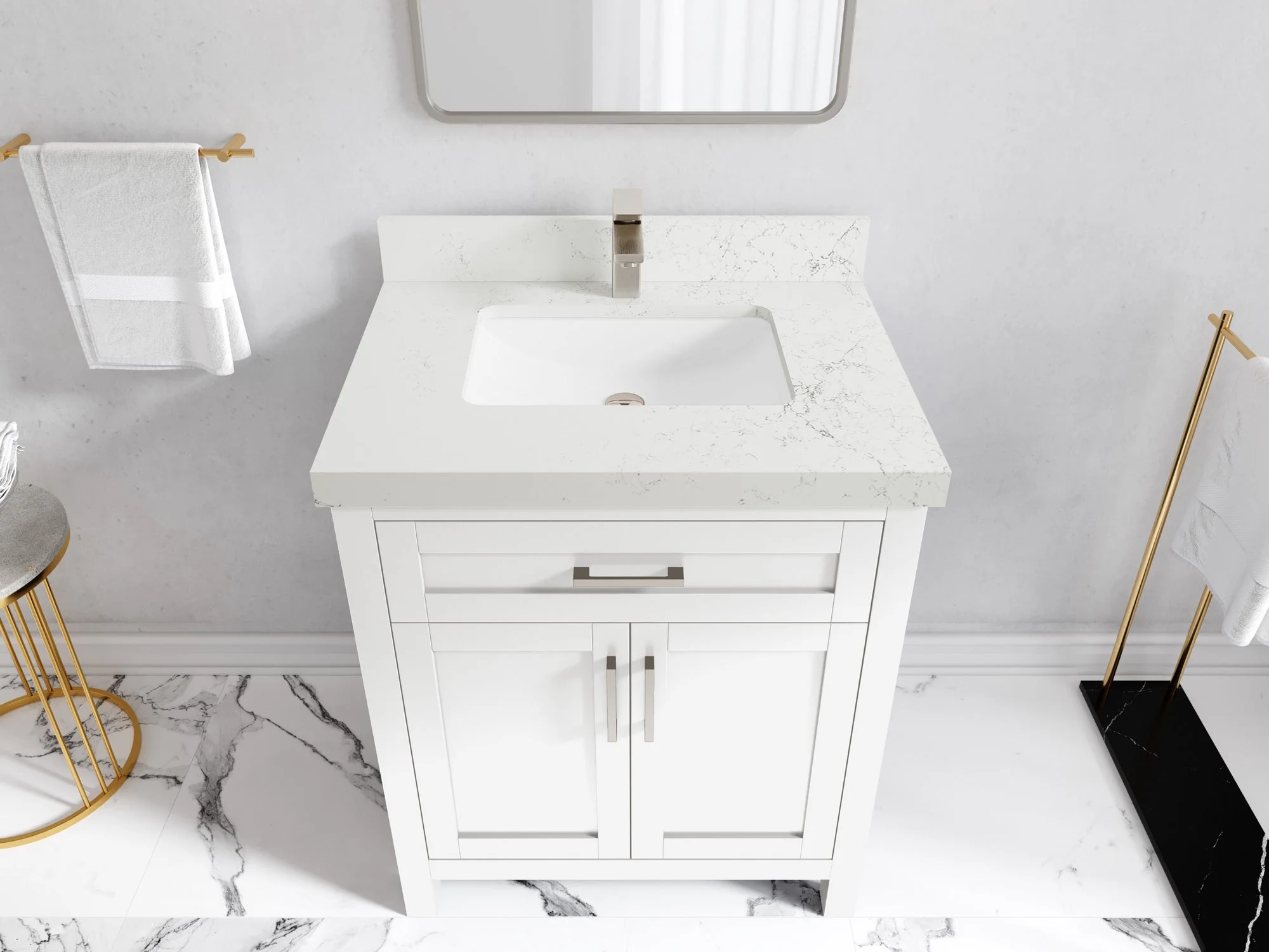 Cambridge 30 in. W x 22 in. D Single Sink Bathroom Vanity - Image 33