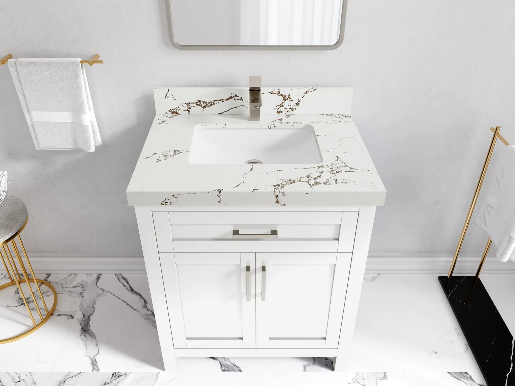 Cambridge 30 in. W x 22 in. D Single Sink Bathroom Vanity - Image 39