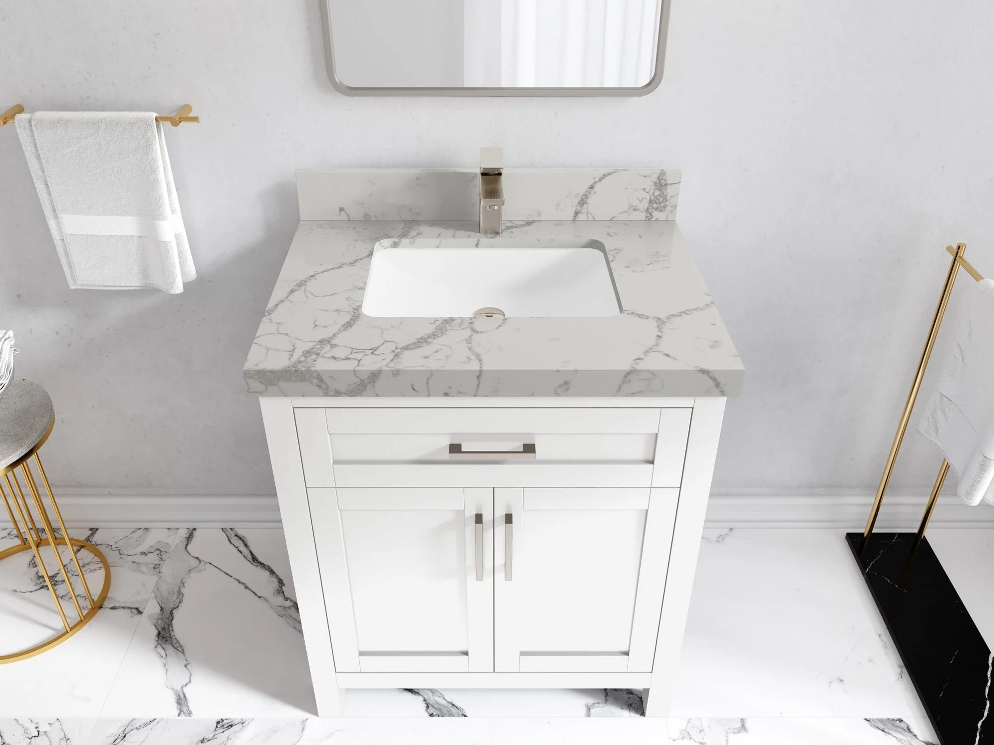 Cambridge 30 in. W x 22 in. D Single Sink Bathroom Vanity - Image 45