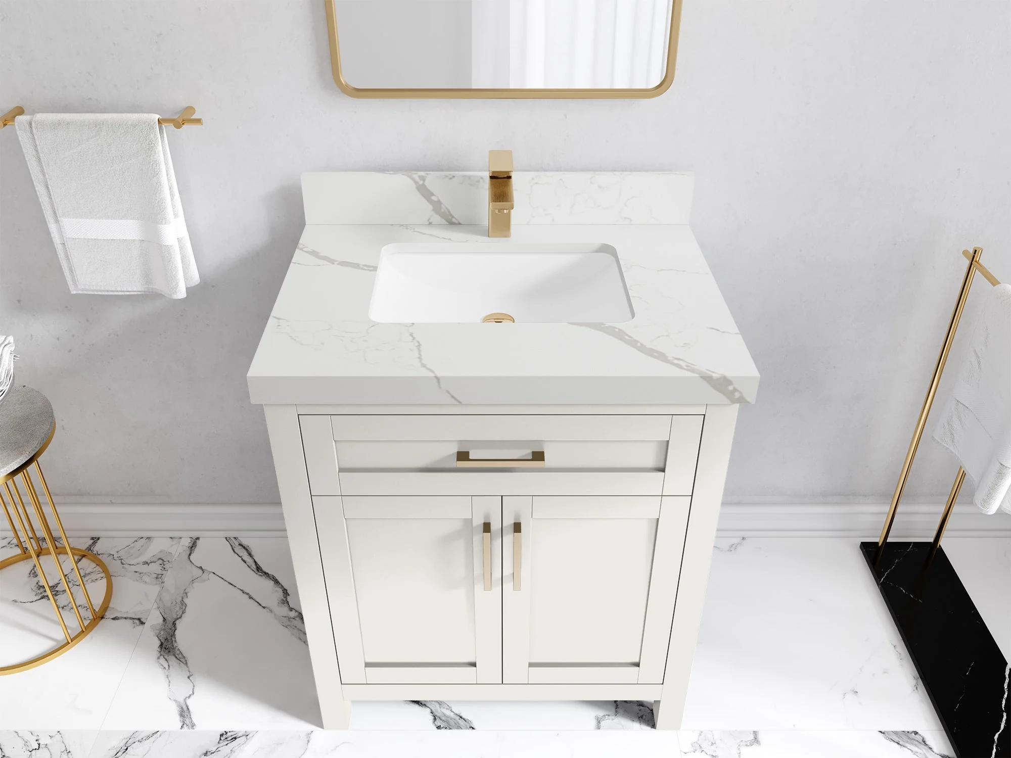 Cambridge 30 in. W x 22 in. D Single Sink Bathroom Vanity - Image 12