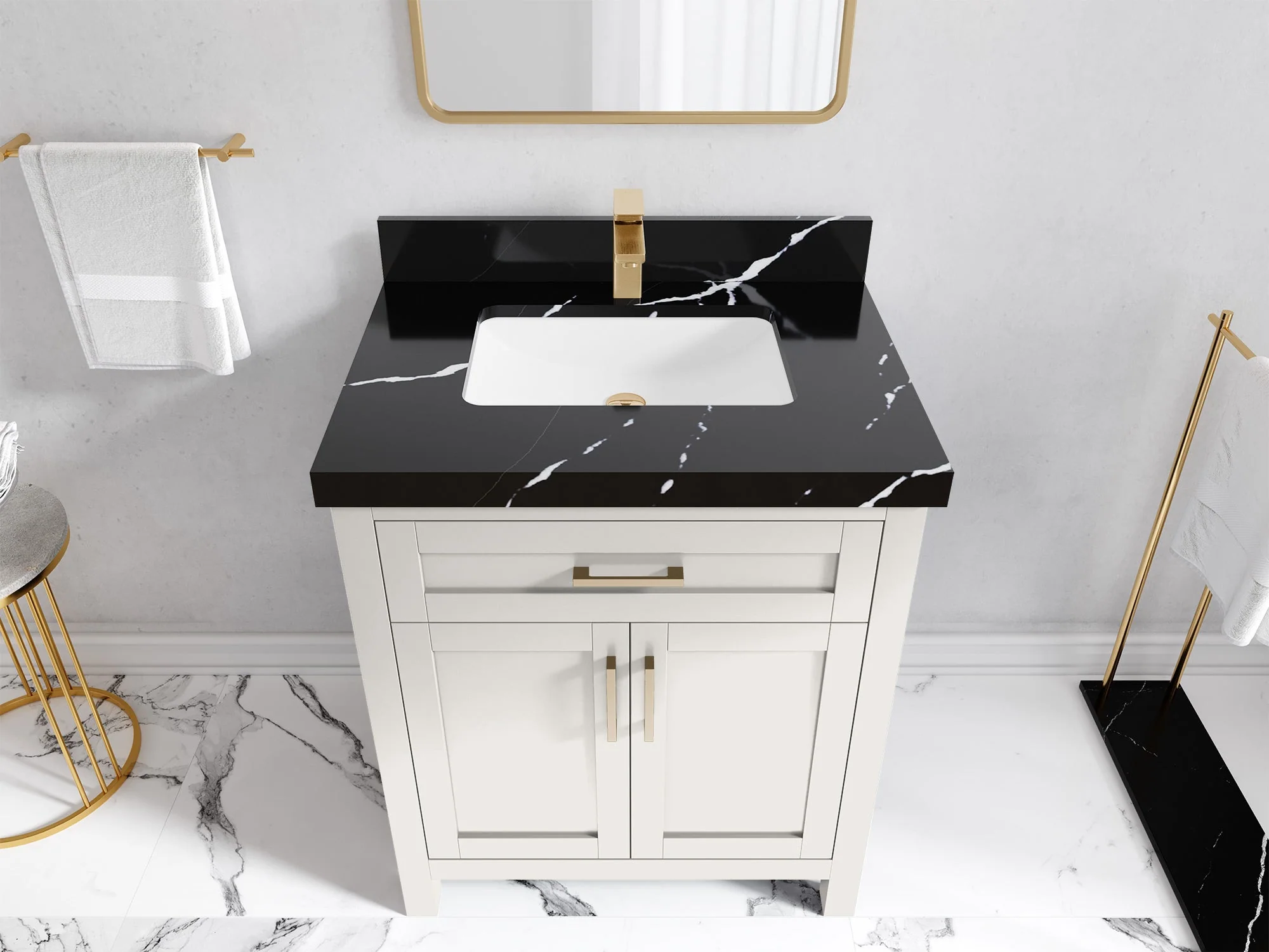 Cambridge 30 in. W x 22 in. D Single Sink Bathroom Vanity - Image 16