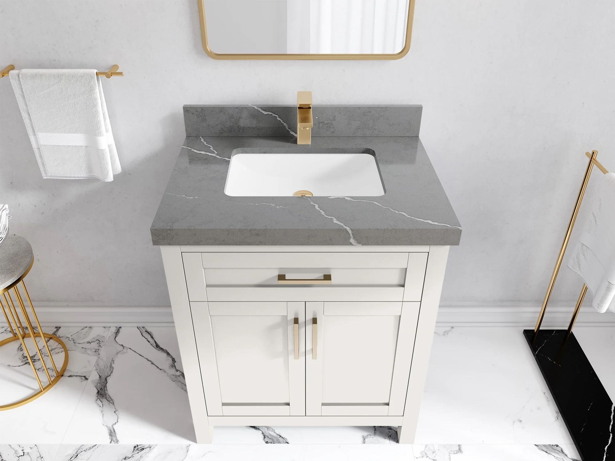 Cambridge 30 in. W x 22 in. D Single Sink Bathroom Vanity - Image 18