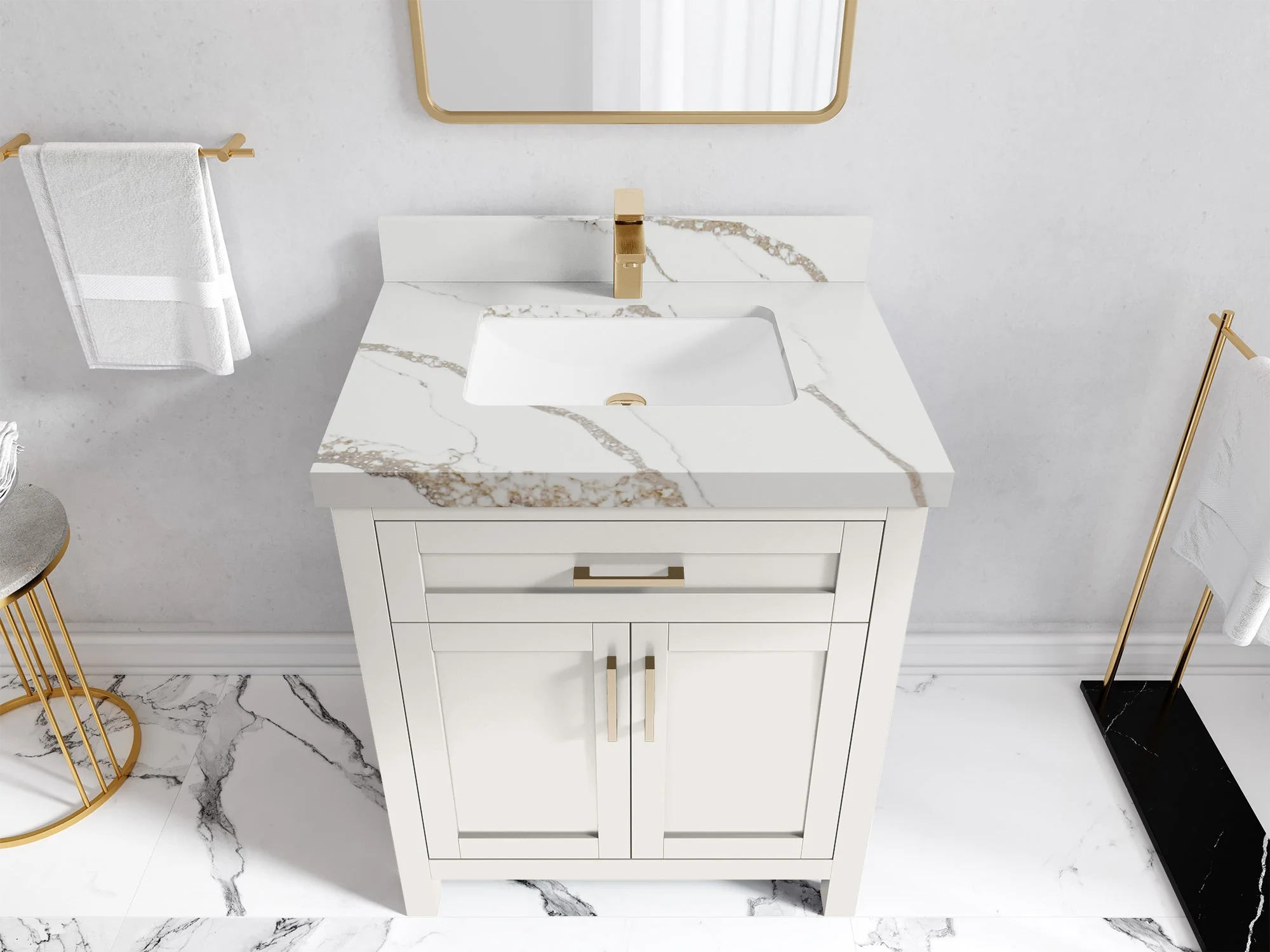 Cambridge 30 in. W x 22 in. D Single Sink Bathroom Vanity - Image 20
