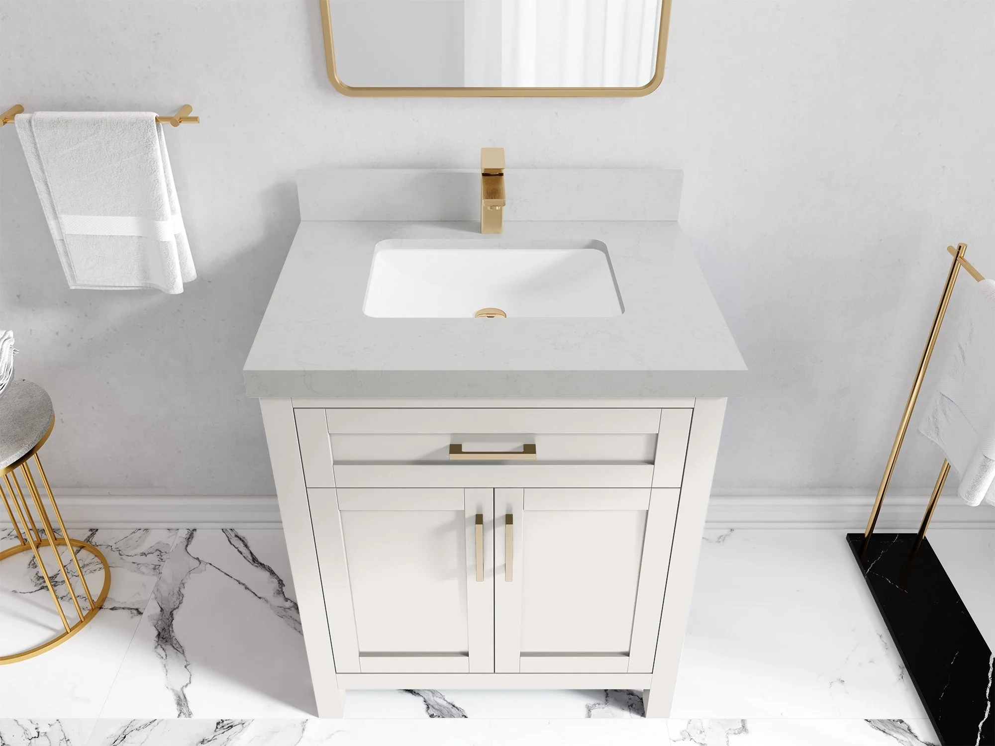 Cambridge 30 in. W x 22 in. D Single Sink Bathroom Vanity - Image 28