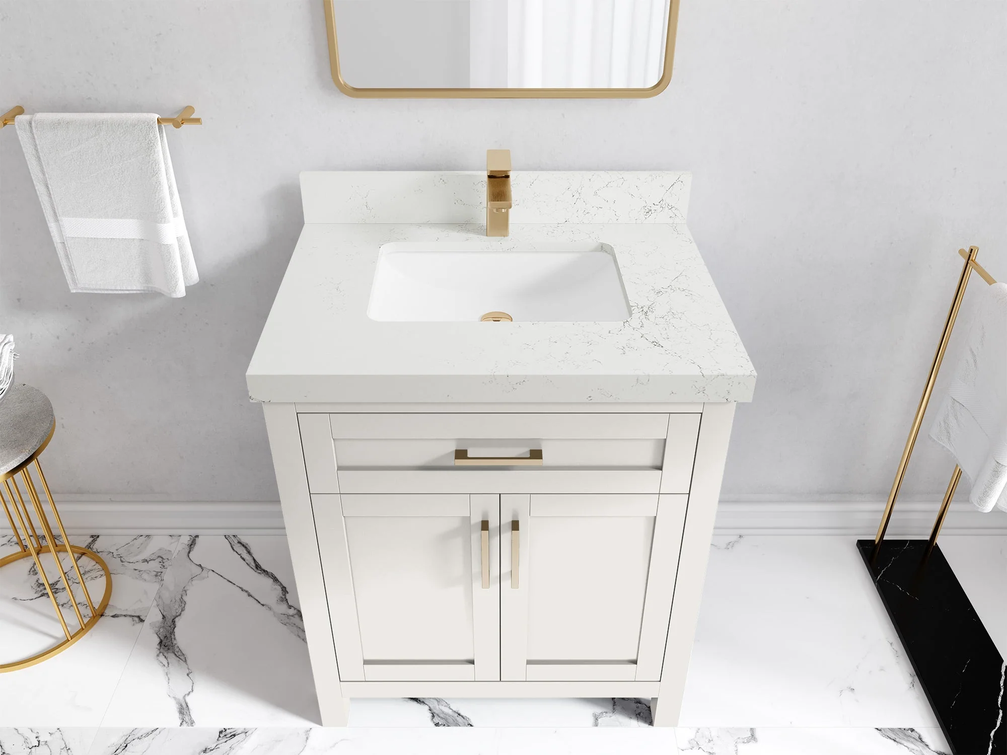 Cambridge 30 in. W x 22 in. D Single Sink Bathroom Vanity - Image 30