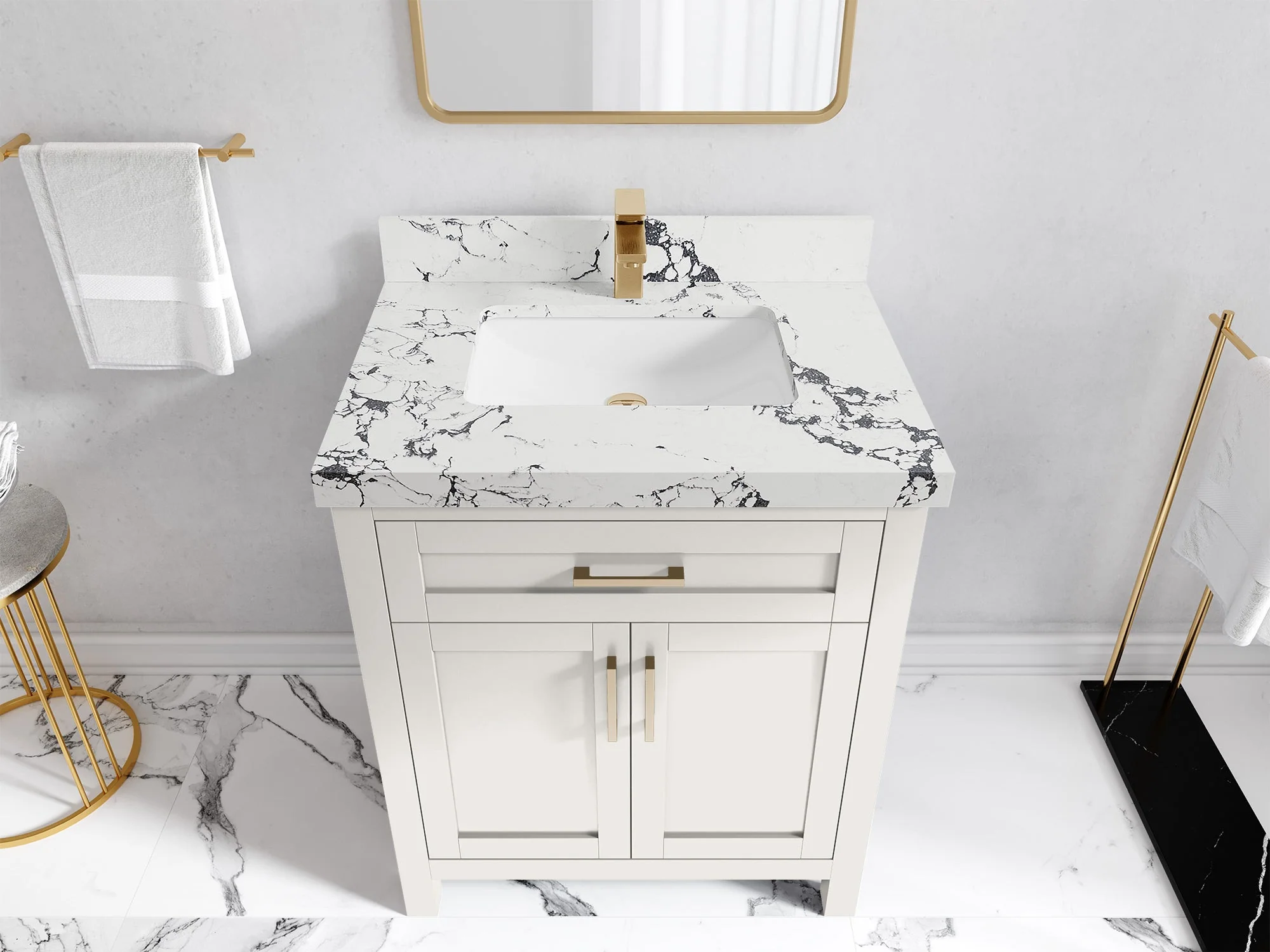 Cambridge 30 in. W x 22 in. D Single Sink Bathroom Vanity - Image 40