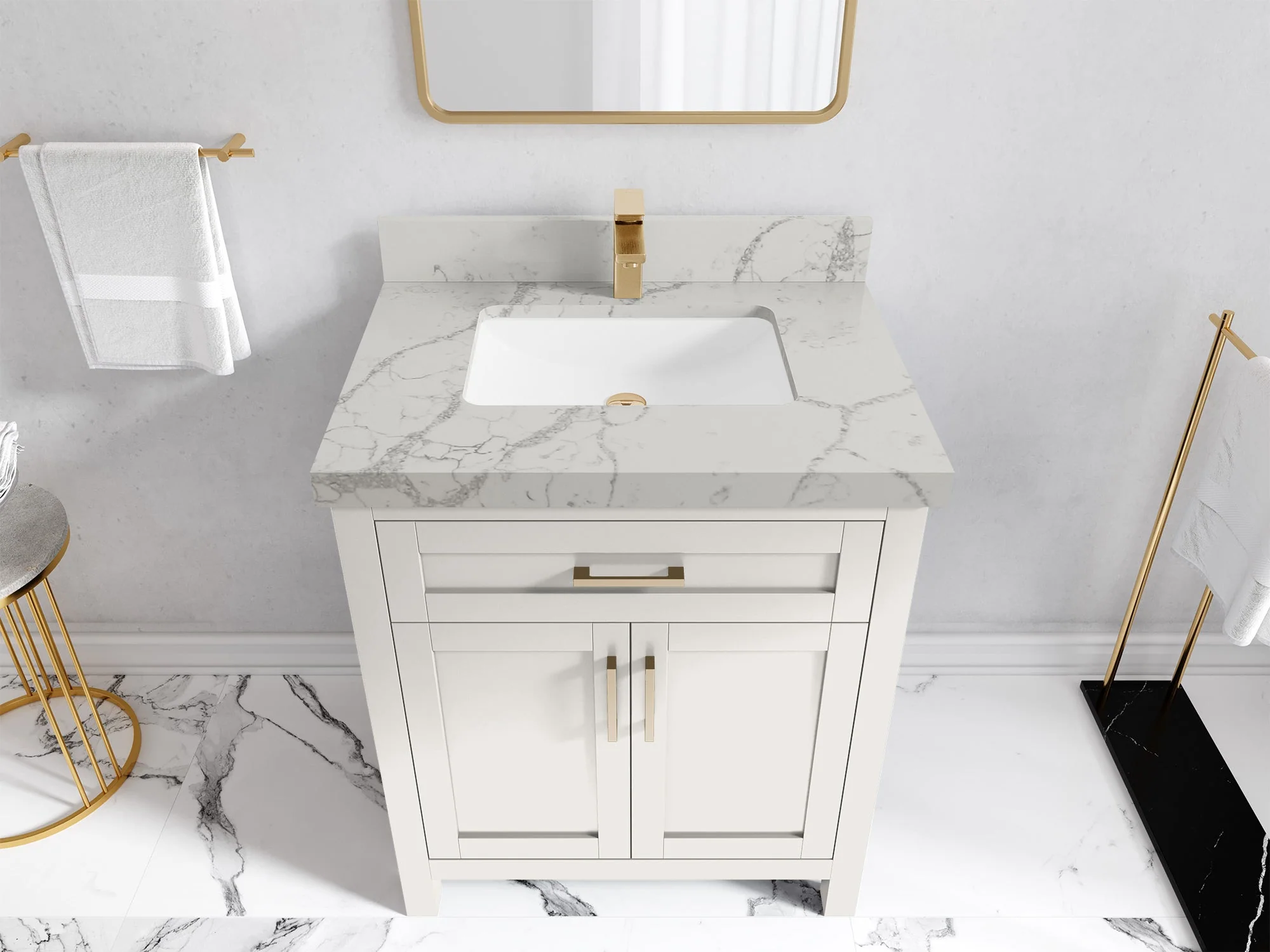 Cambridge 30 in. W x 22 in. D Single Sink Bathroom Vanity - Image 42