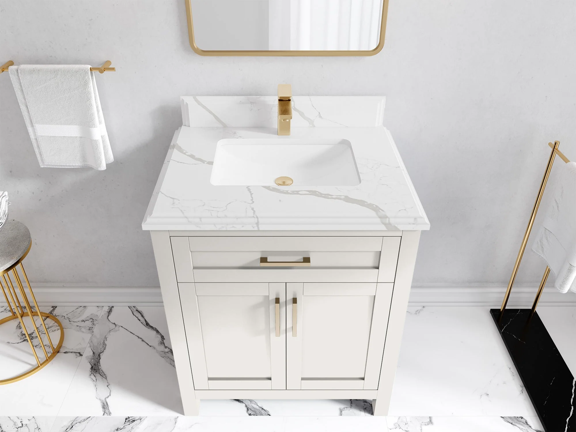 Cambridge 30 in. W x 22 in. D Single Sink Bathroom Vanity - Image 44