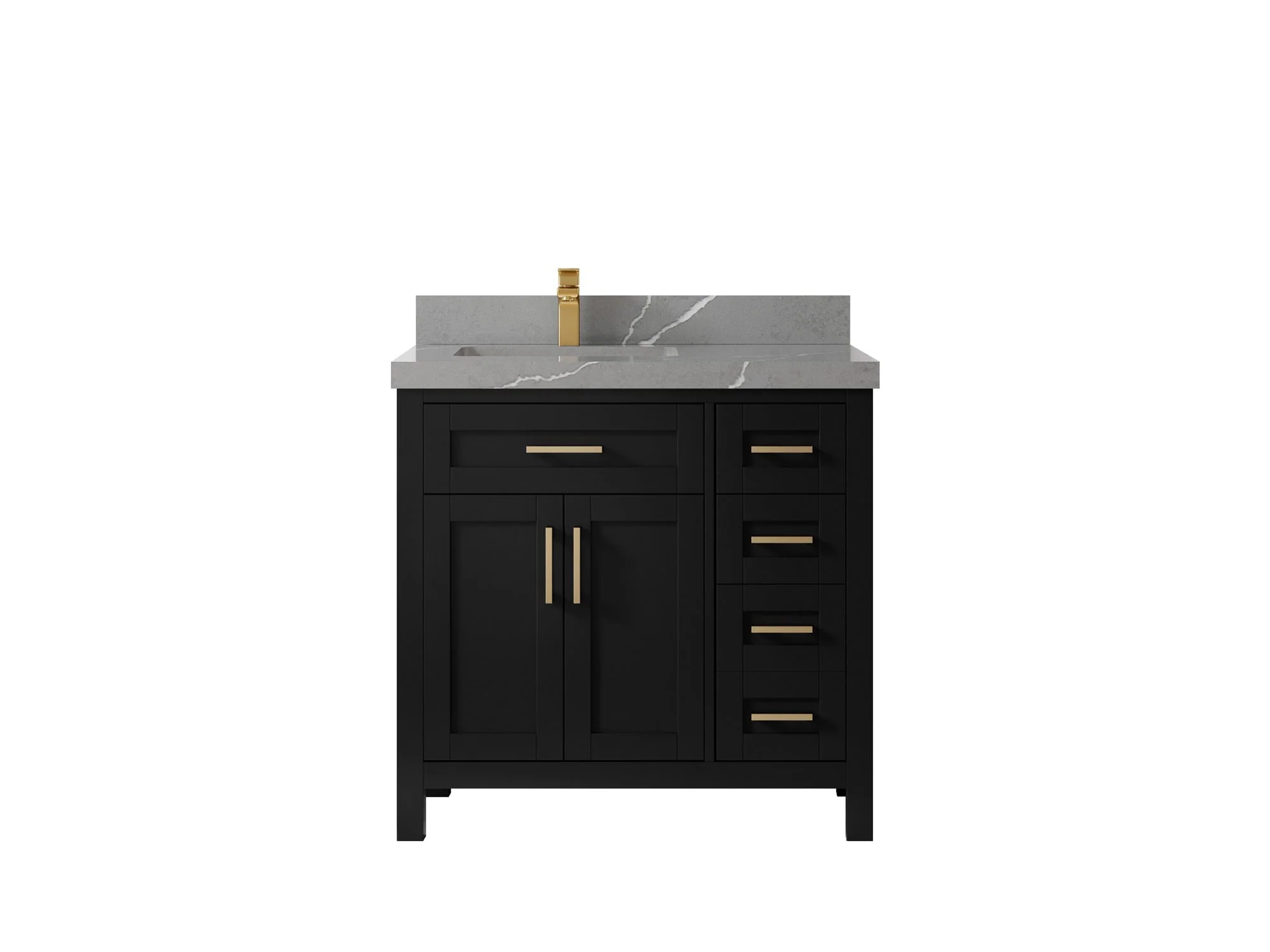 Cambridge 36 in. W x 22 in. D Left Offset Sink Bathroom Vanity - Image 16