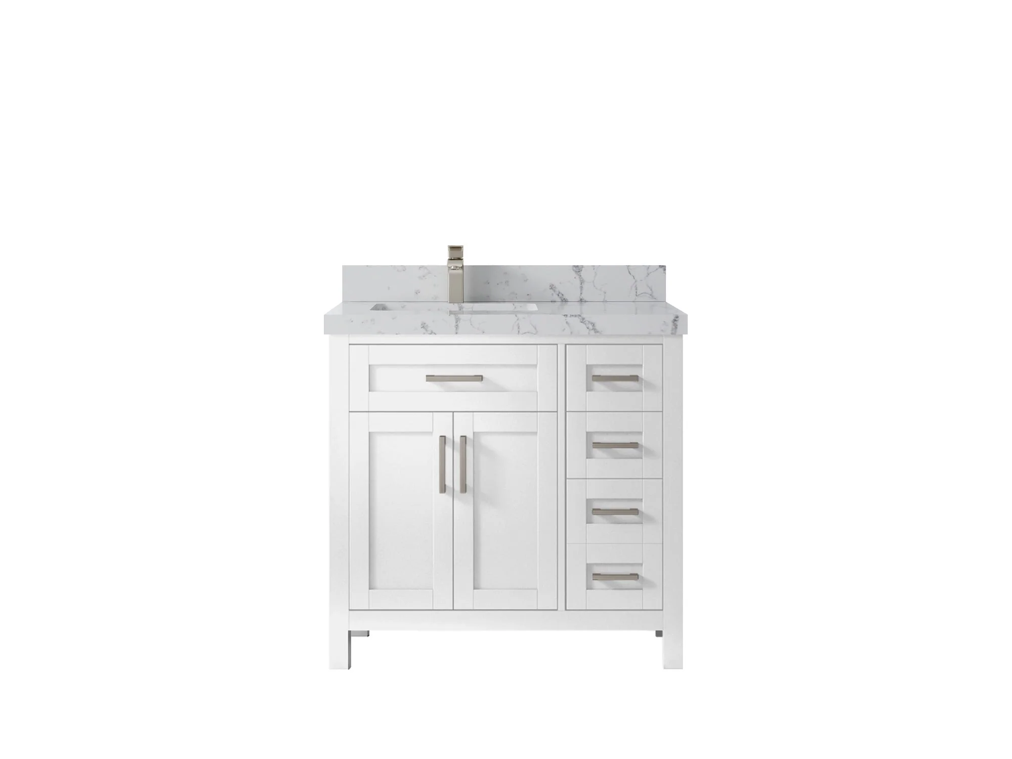 Cambridge 36 in. W x 22 in. D Left Offset Sink Bathroom Vanity - Image 14