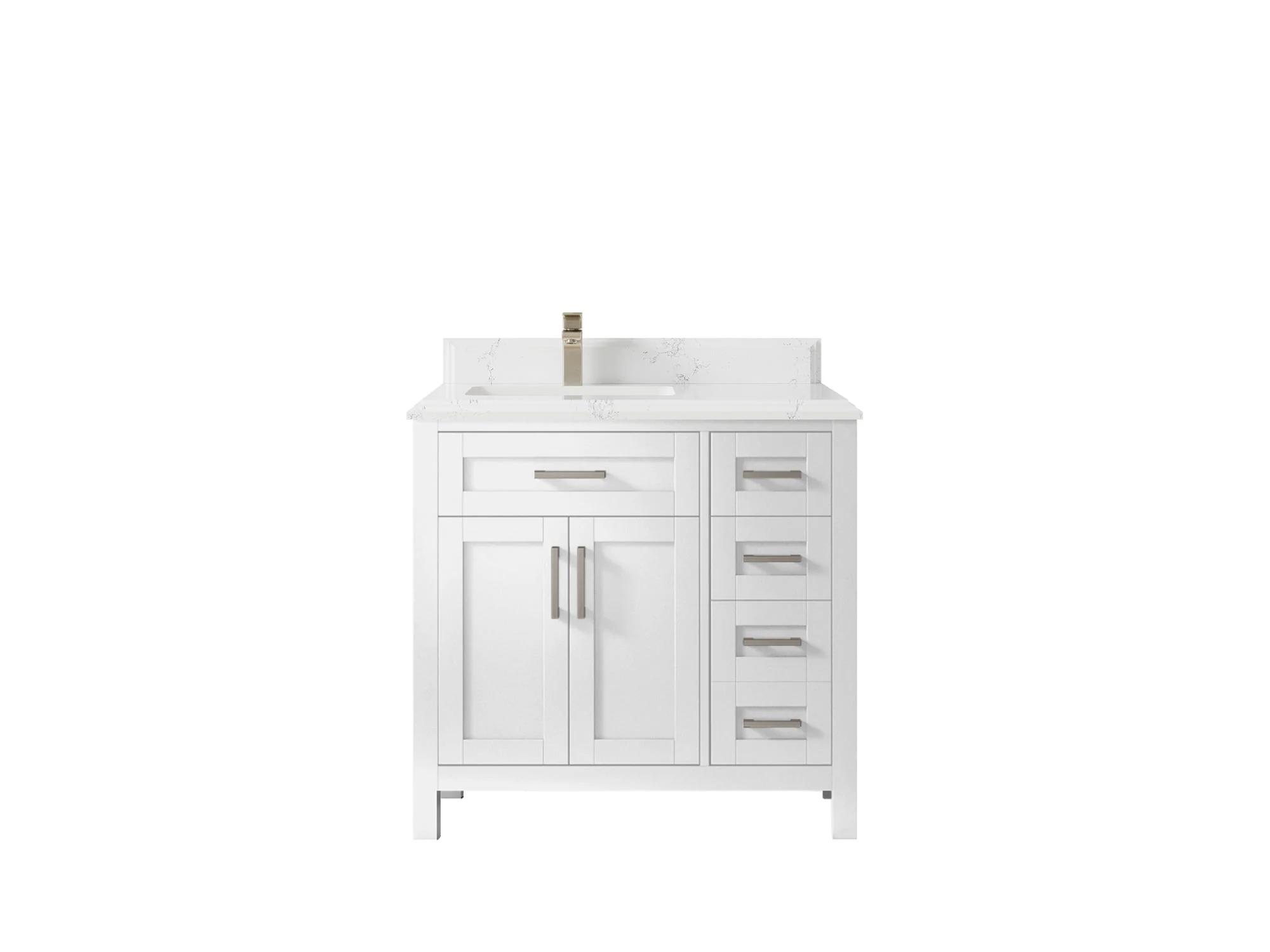 Cambridge 36 in. W x 22 in. D Left Offset Sink Bathroom Vanity - Image 36