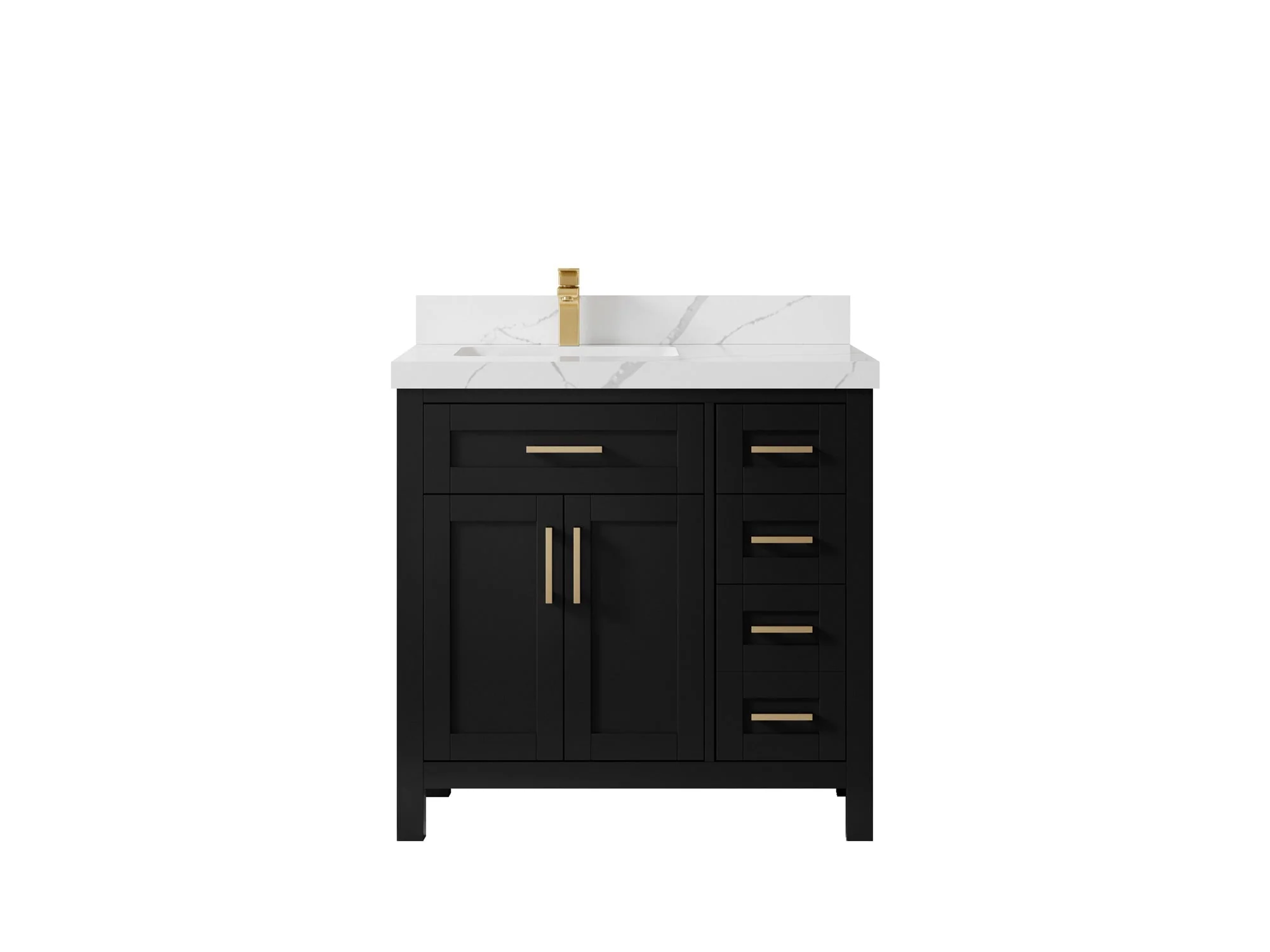 Cambridge 36 in. W x 22 in. D Left Offset Sink Bathroom Vanity - Image 18