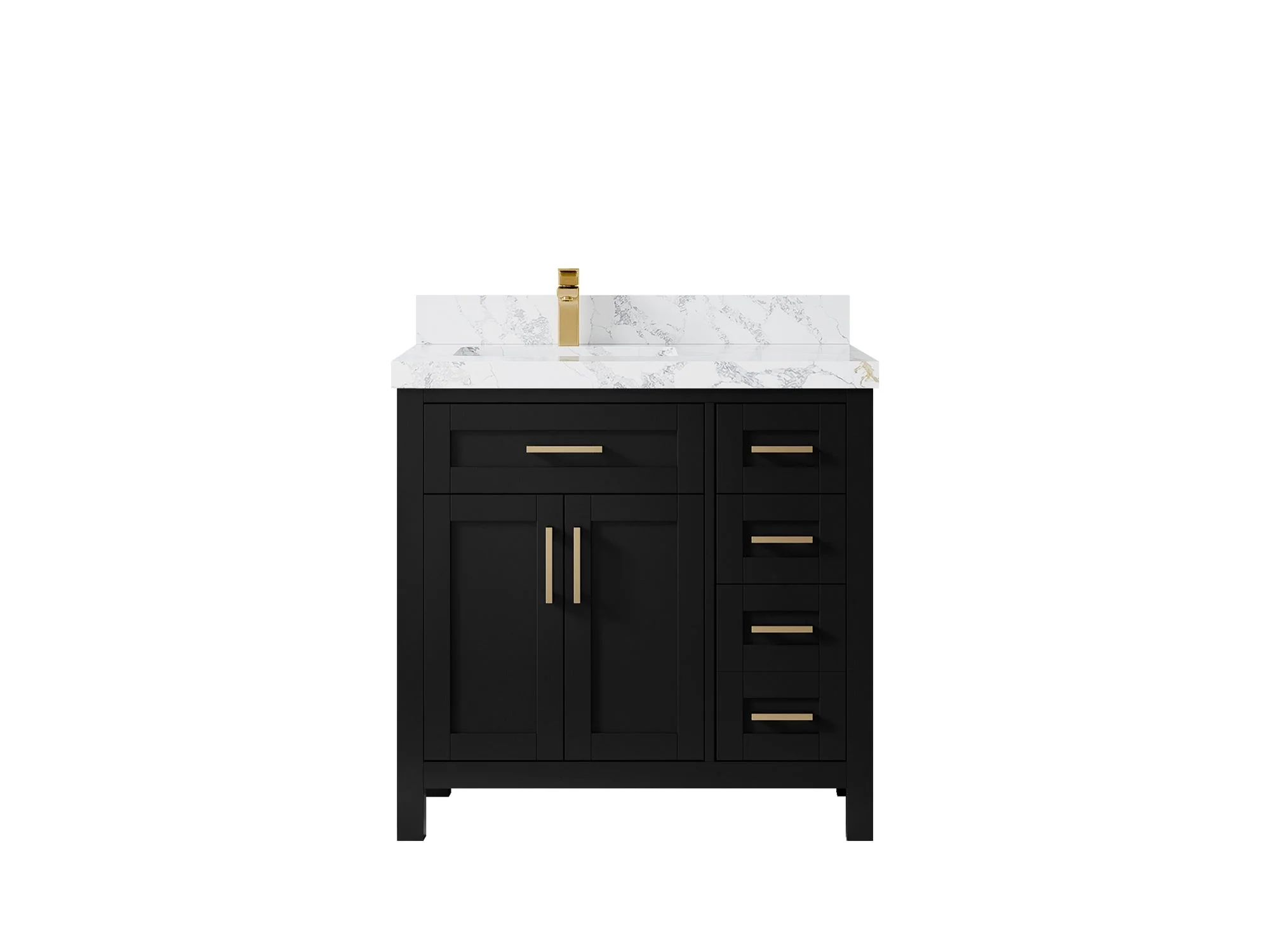 Cambridge 36 in. W x 22 in. D Left Offset Sink Bathroom Vanity - Image 22