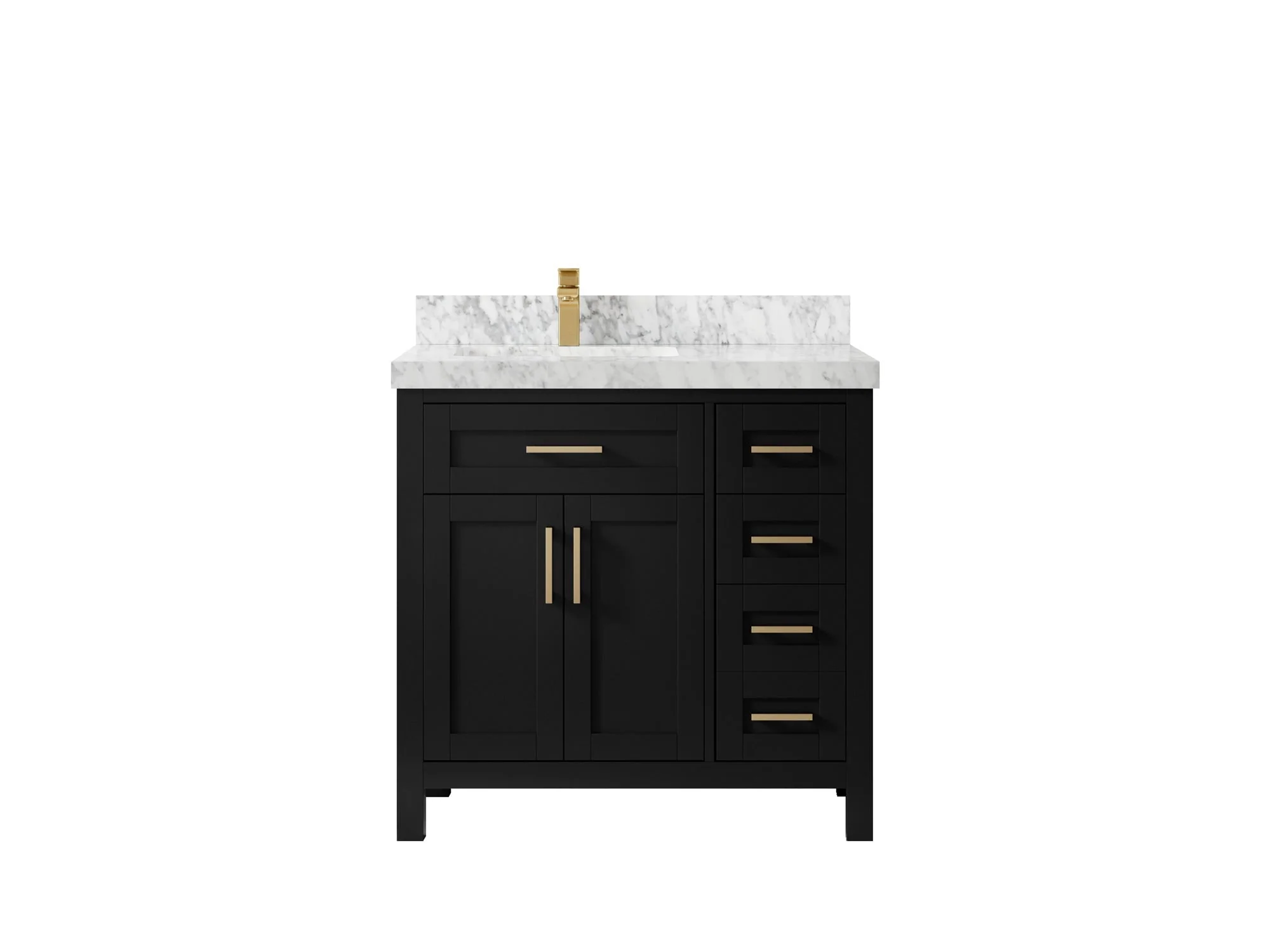 Cambridge 36 in. W x 22 in. D Left Offset Sink Bathroom Vanity - Image 26