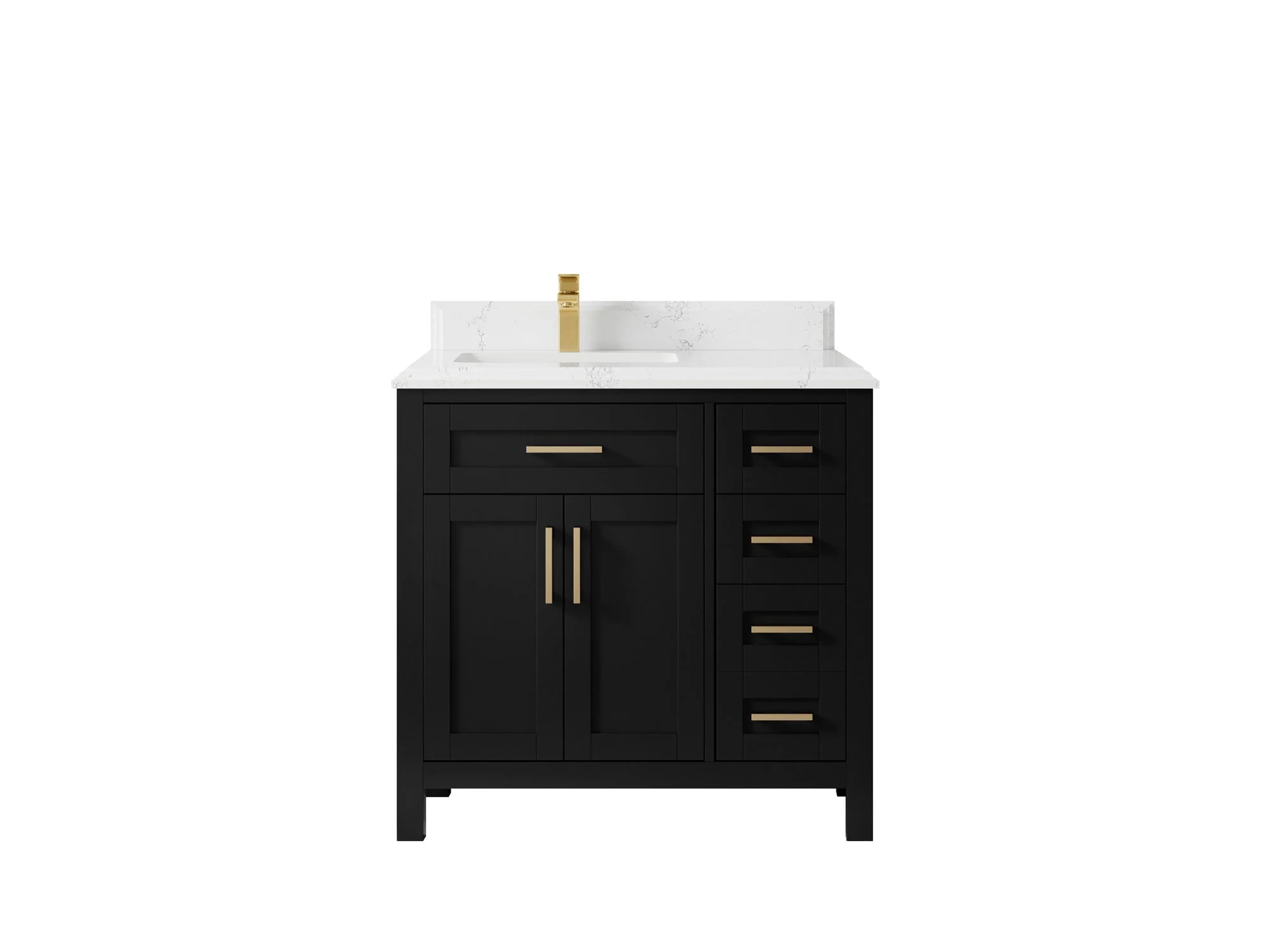 Cambridge 36 in. W x 22 in. D Left Offset Sink Bathroom Vanity - Image 32