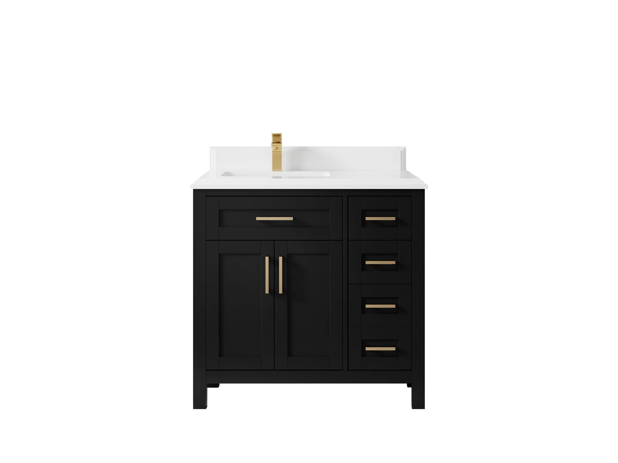 Cambridge 36 in. W x 22 in. D Left Offset Sink Bathroom Vanity - Image 34