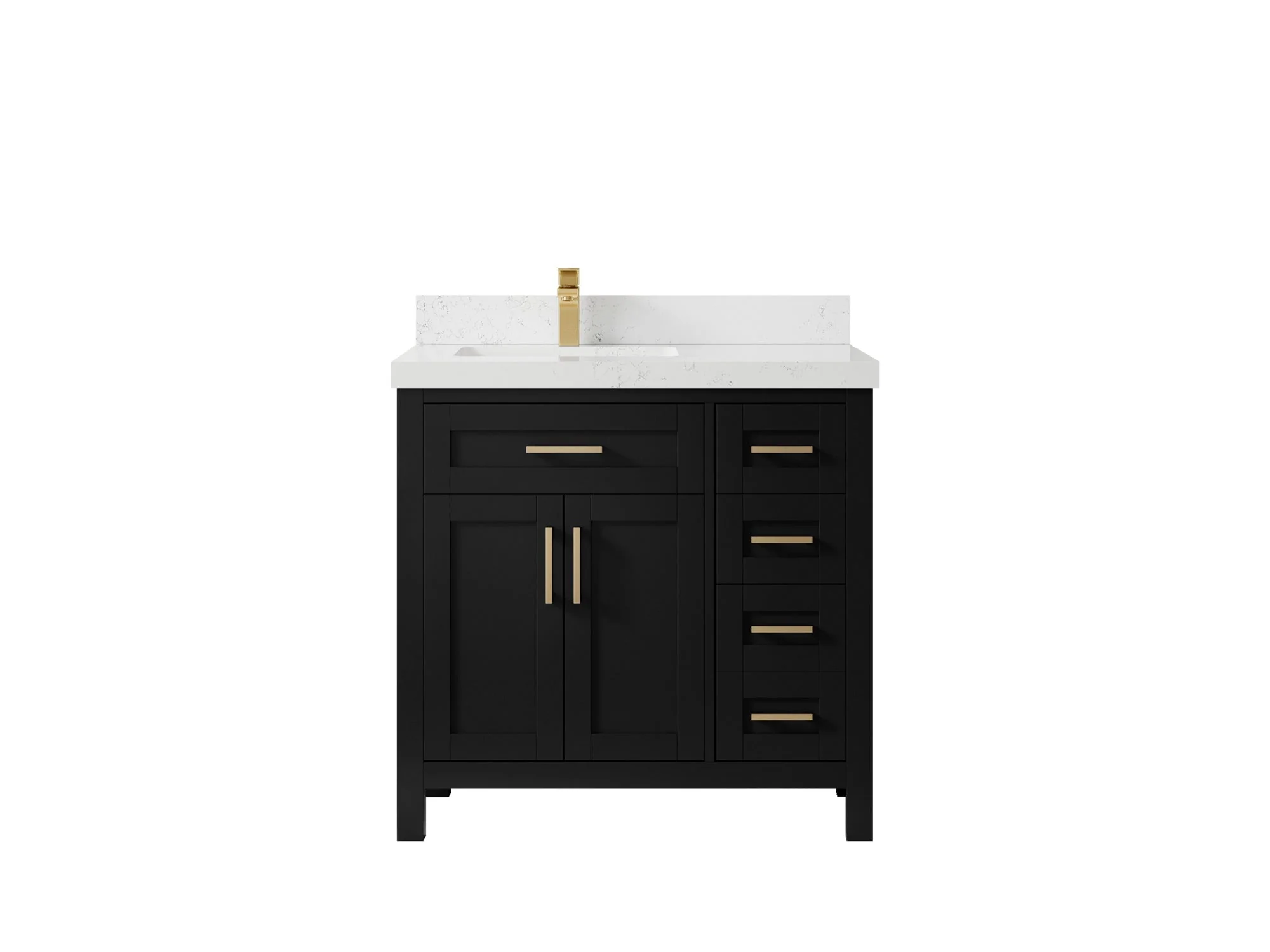Cambridge 36 in. W x 22 in. D Left Offset Sink Bathroom Vanity - Image 36