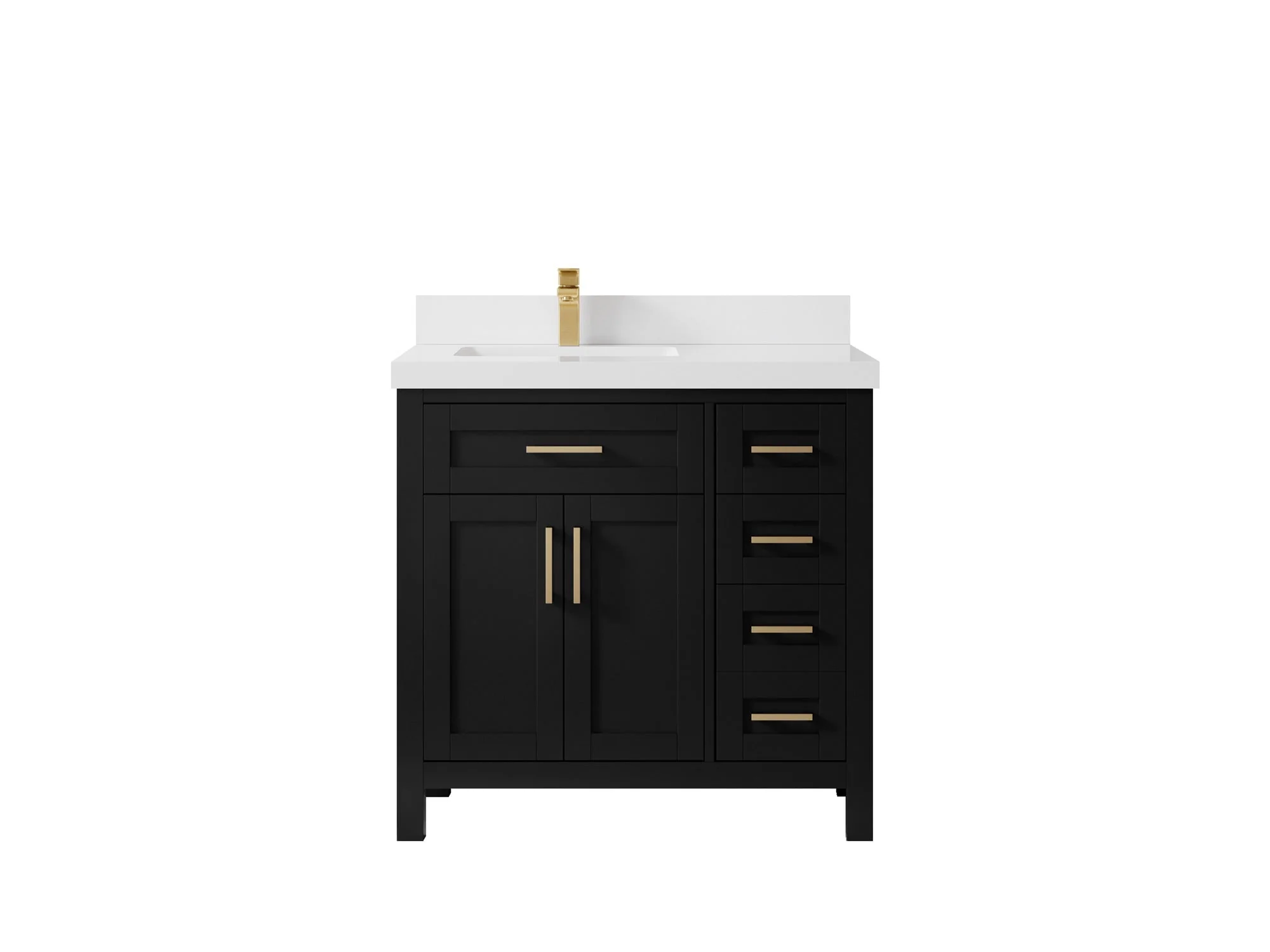 Cambridge 36 in. W x 22 in. D Left Offset Sink Bathroom Vanity - Image 48
