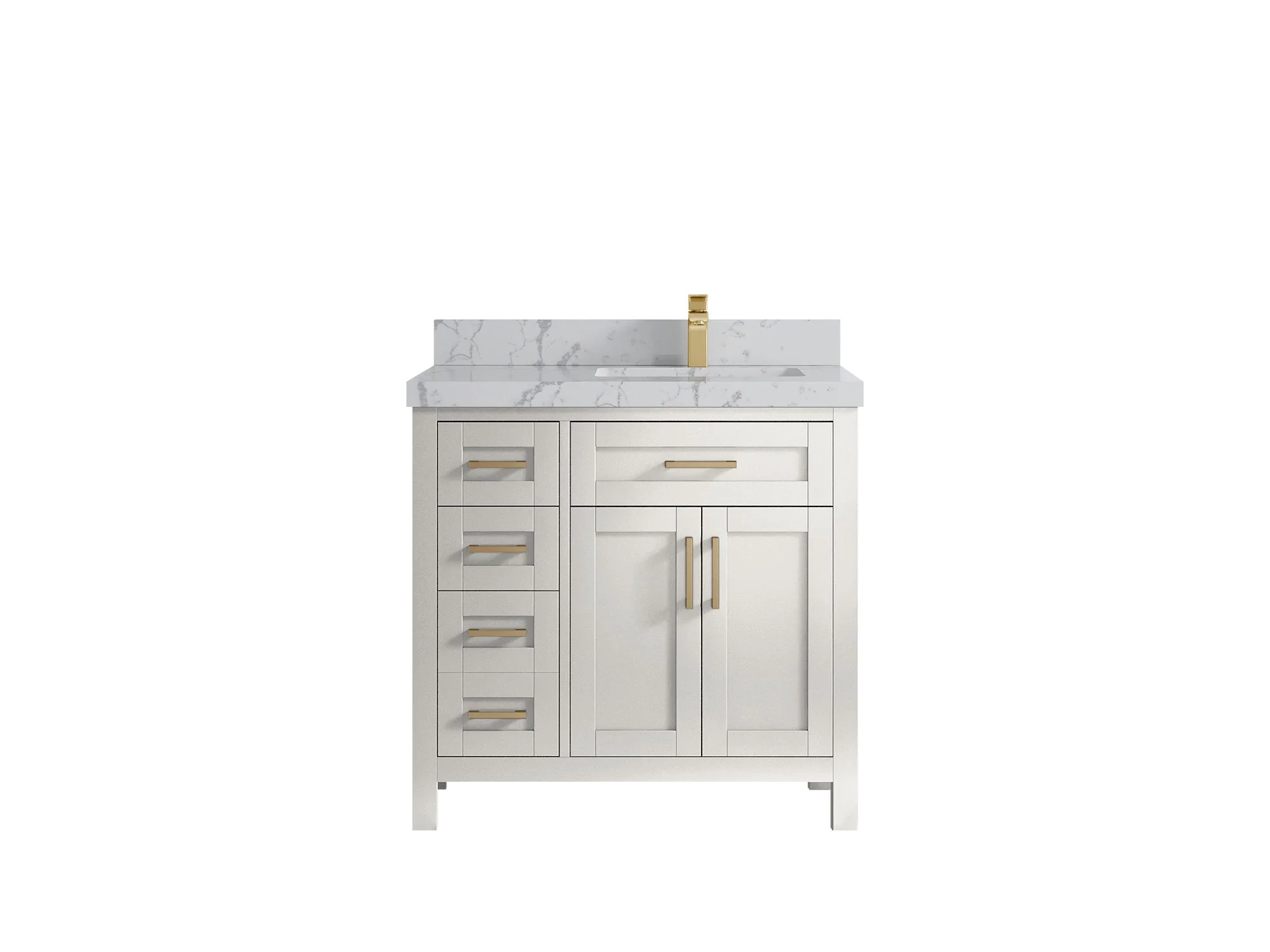 Cambridge 36 in. W x 22 in. D Right Offset Sink Bathroom Vanity - Image 13