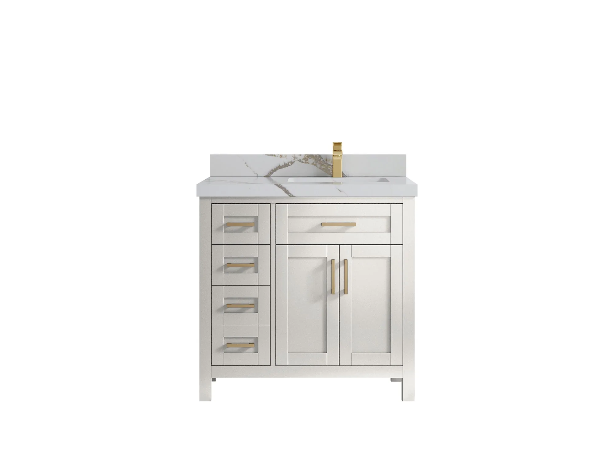 Cambridge 36 in. W x 22 in. D Right Offset Sink Bathroom Vanity - Image 19