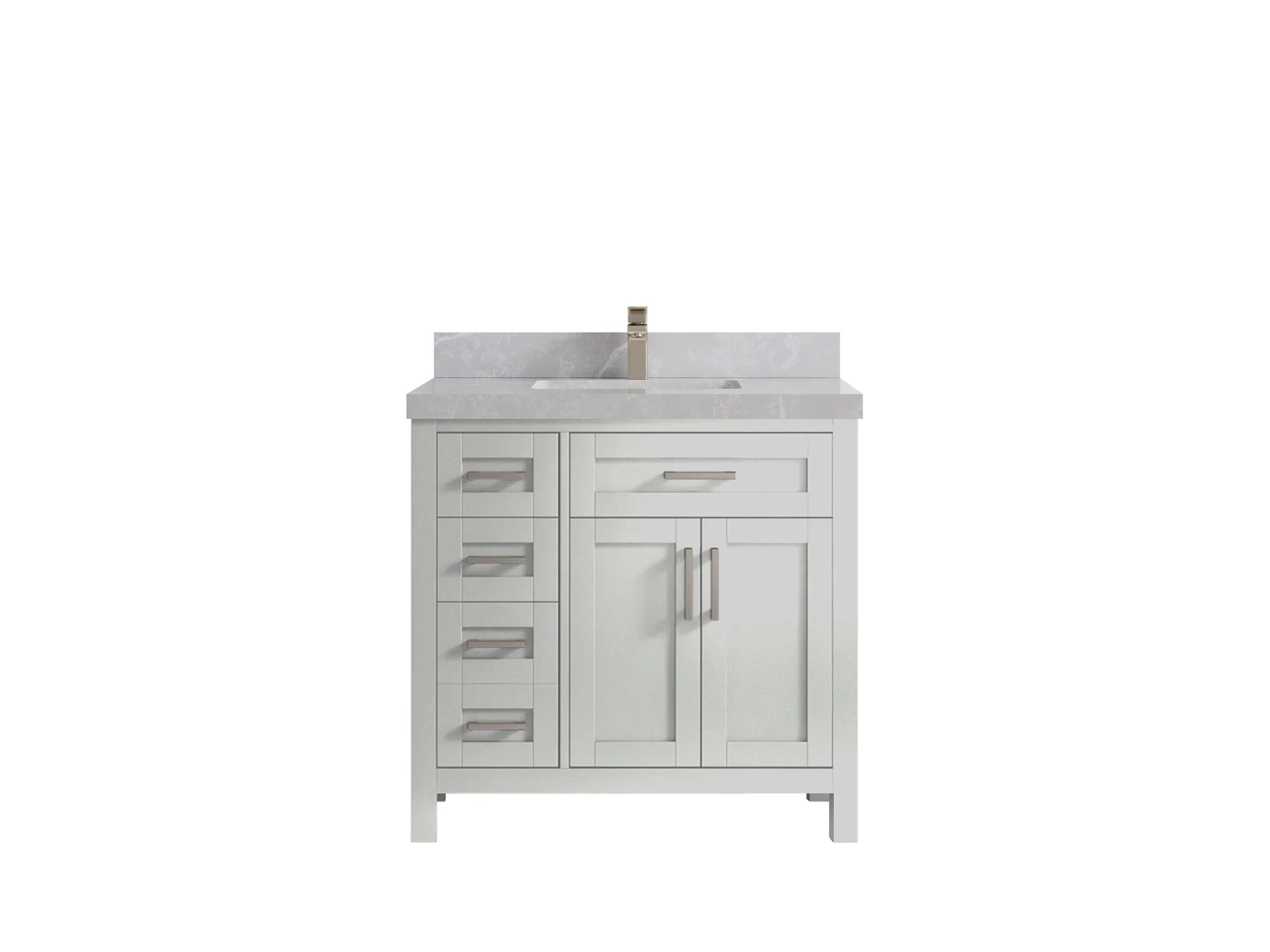 Cambridge 36 in. W x 22 in. D Right Offset Sink Bathroom Vanity - Image 33