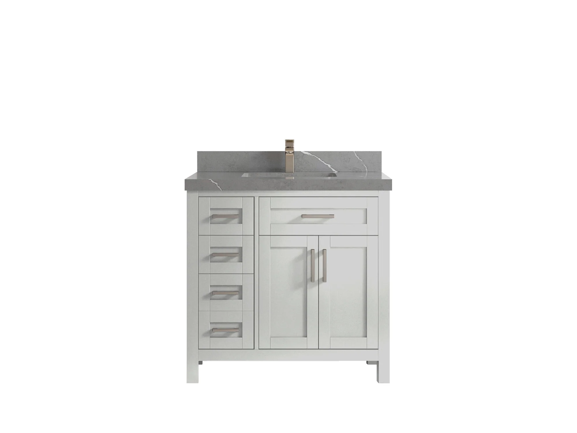 Cambridge 36 in. W x 22 in. D Right Offset Sink Bathroom Vanity - Image 35