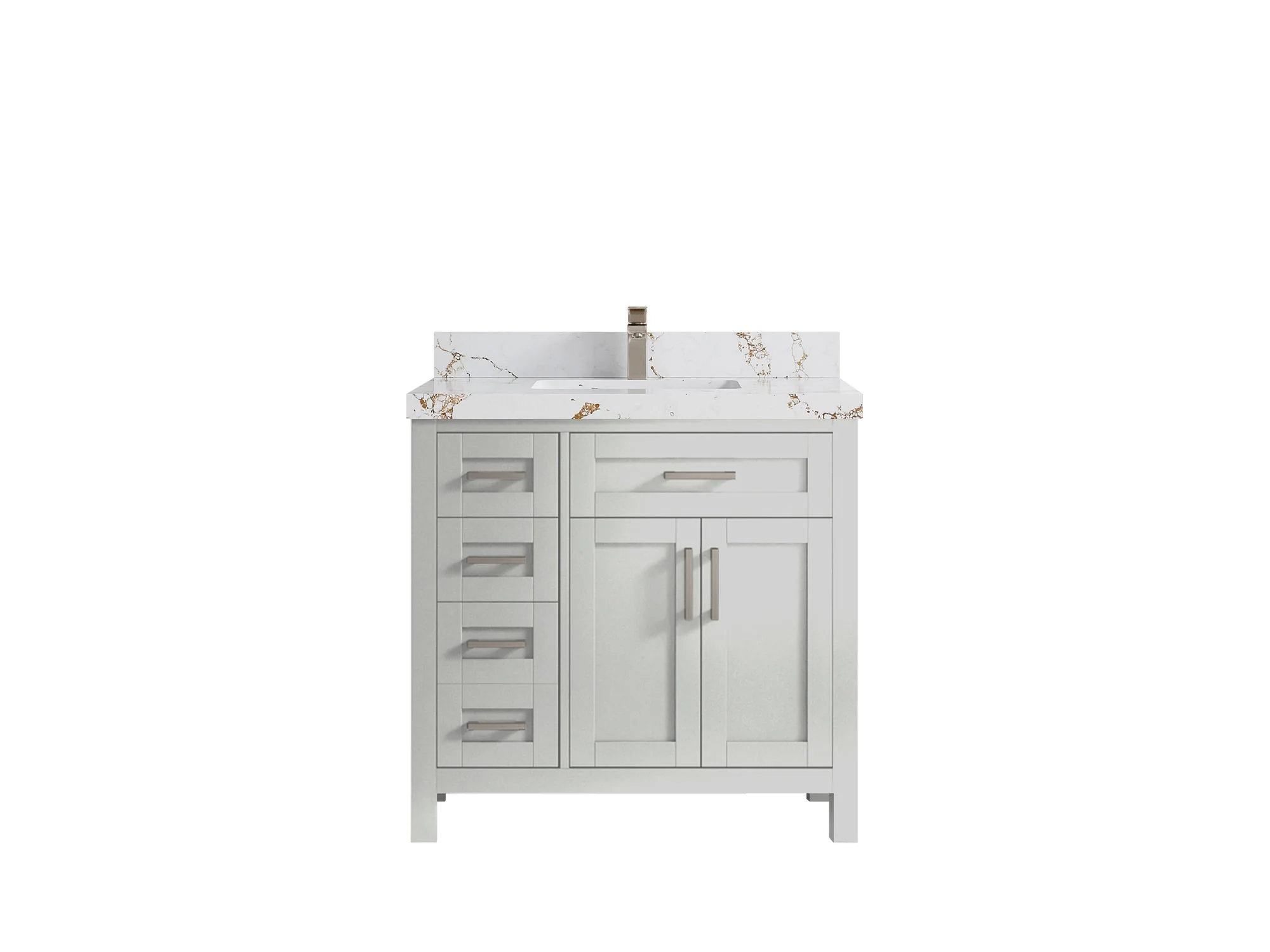 Cambridge 36 in. W x 22 in. D Right Offset Sink Bathroom Vanity - Image 39