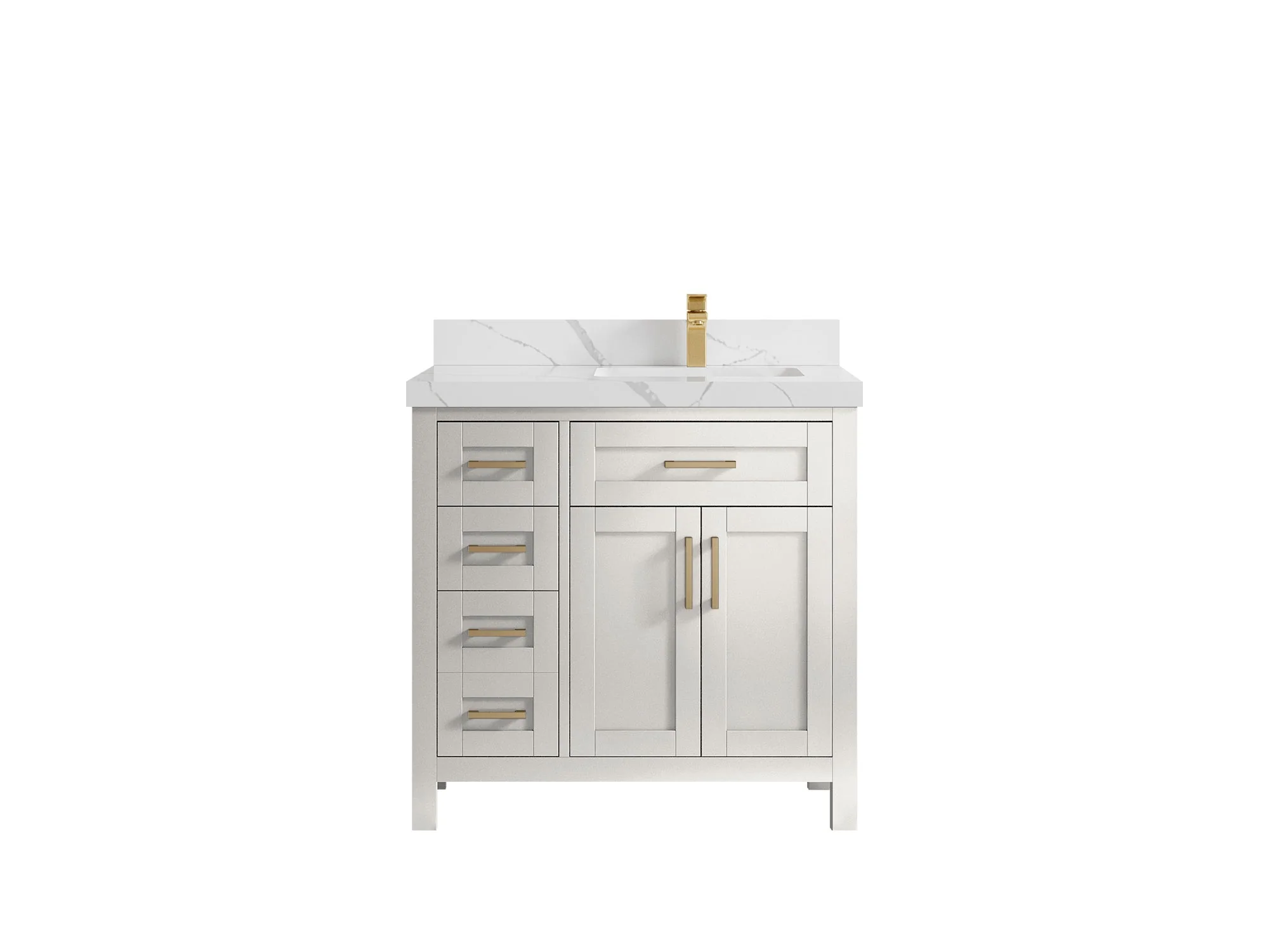Cambridge 36 in. W x 22 in. D Right Offset Sink Bathroom Vanity - Image 21