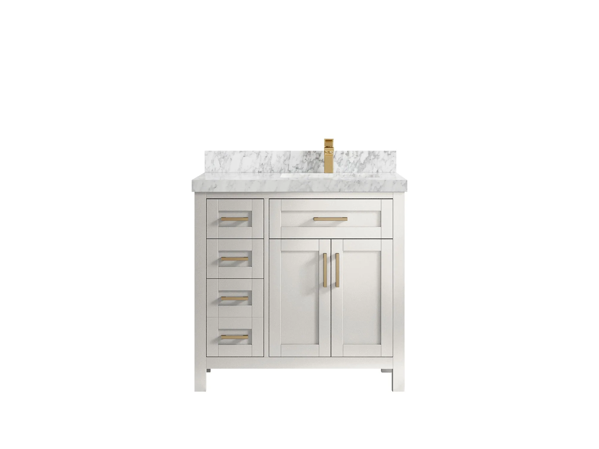 Cambridge 36 in. W x 22 in. D Right Offset Sink Bathroom Vanity - Image 29