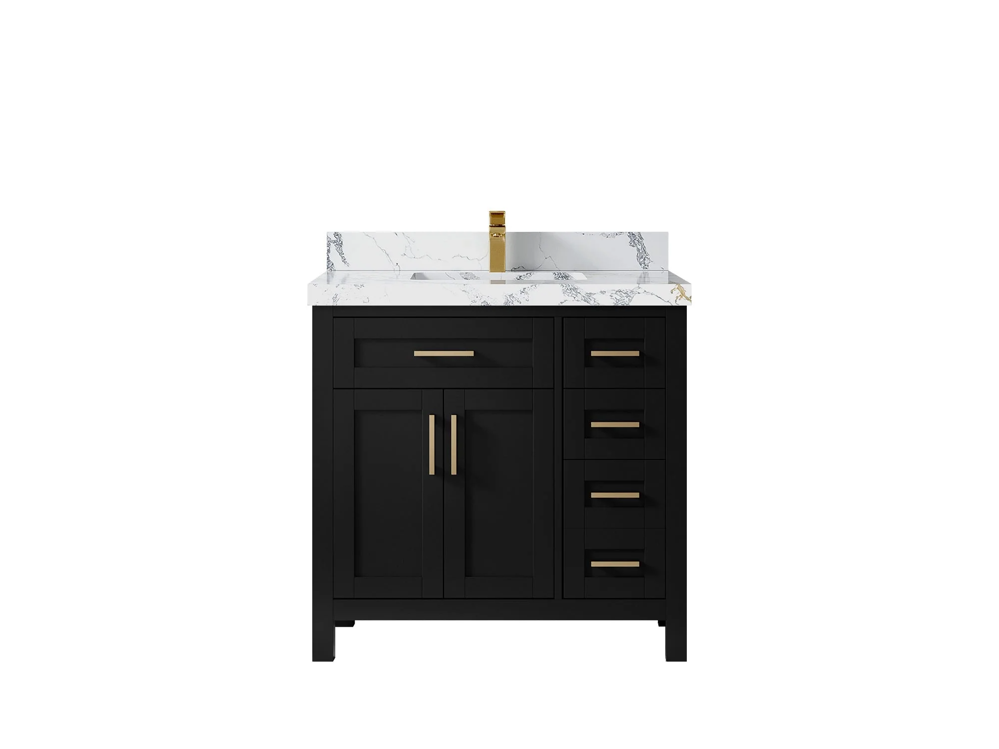 Cambridge 36 in. W x 22 in. D Single Center Sink Bathroom Vanity - Image 26