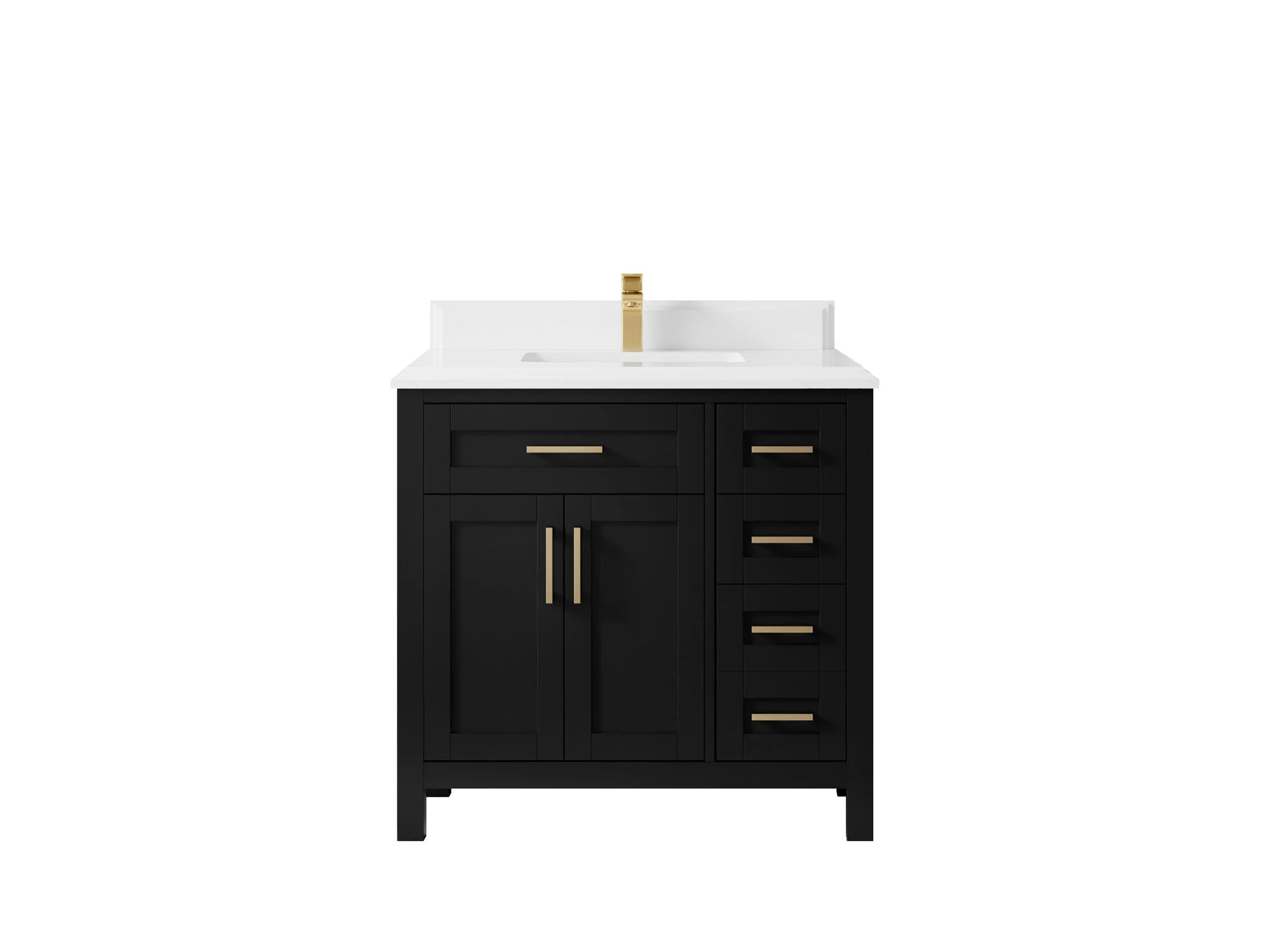 Cambridge 36 in. W x 22 in. D Single Center Sink Bathroom Vanity - Image 38