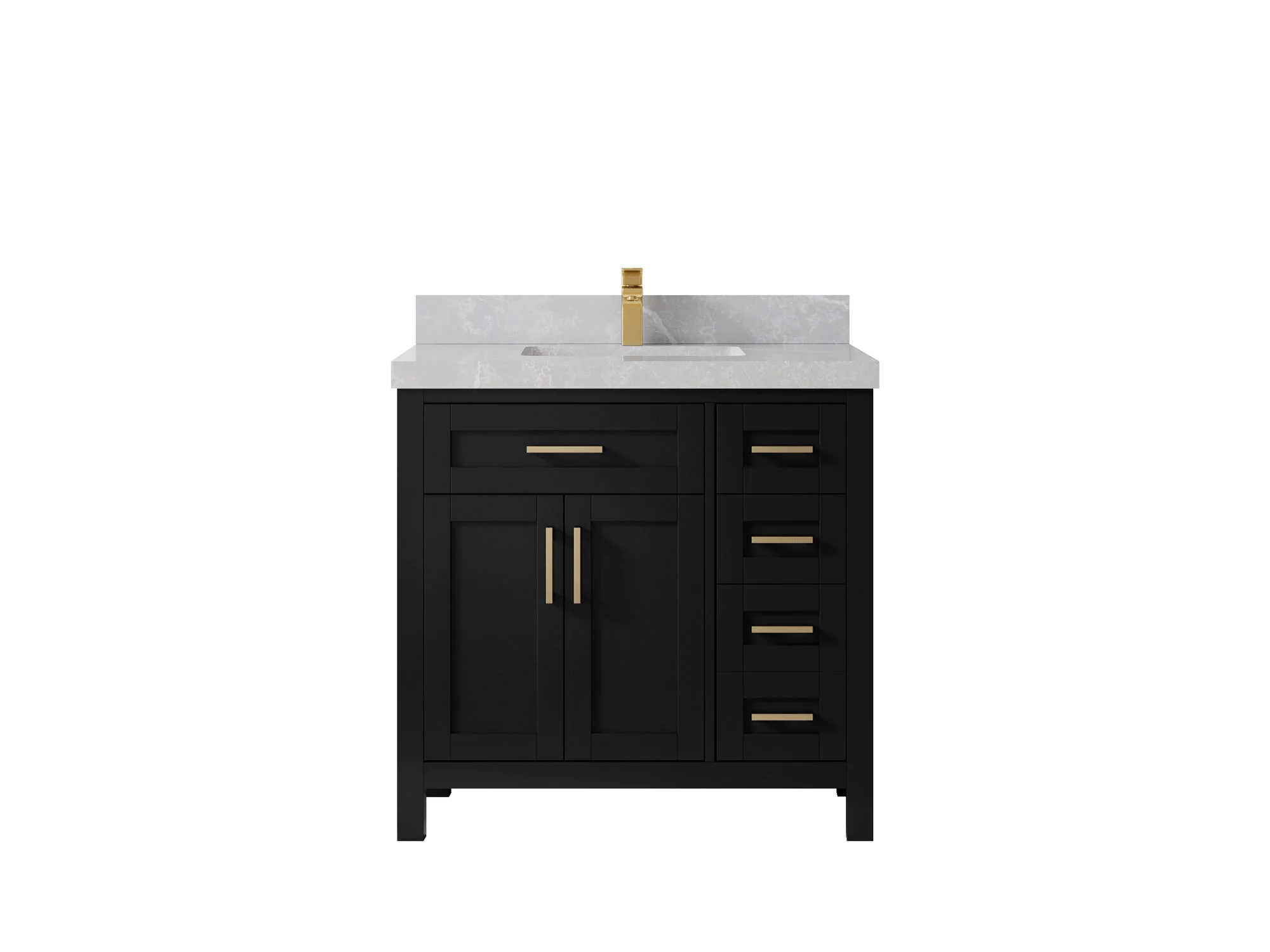 Cambridge 36 in. W x 22 in. D Single Center Sink Bathroom Vanity - Image 42